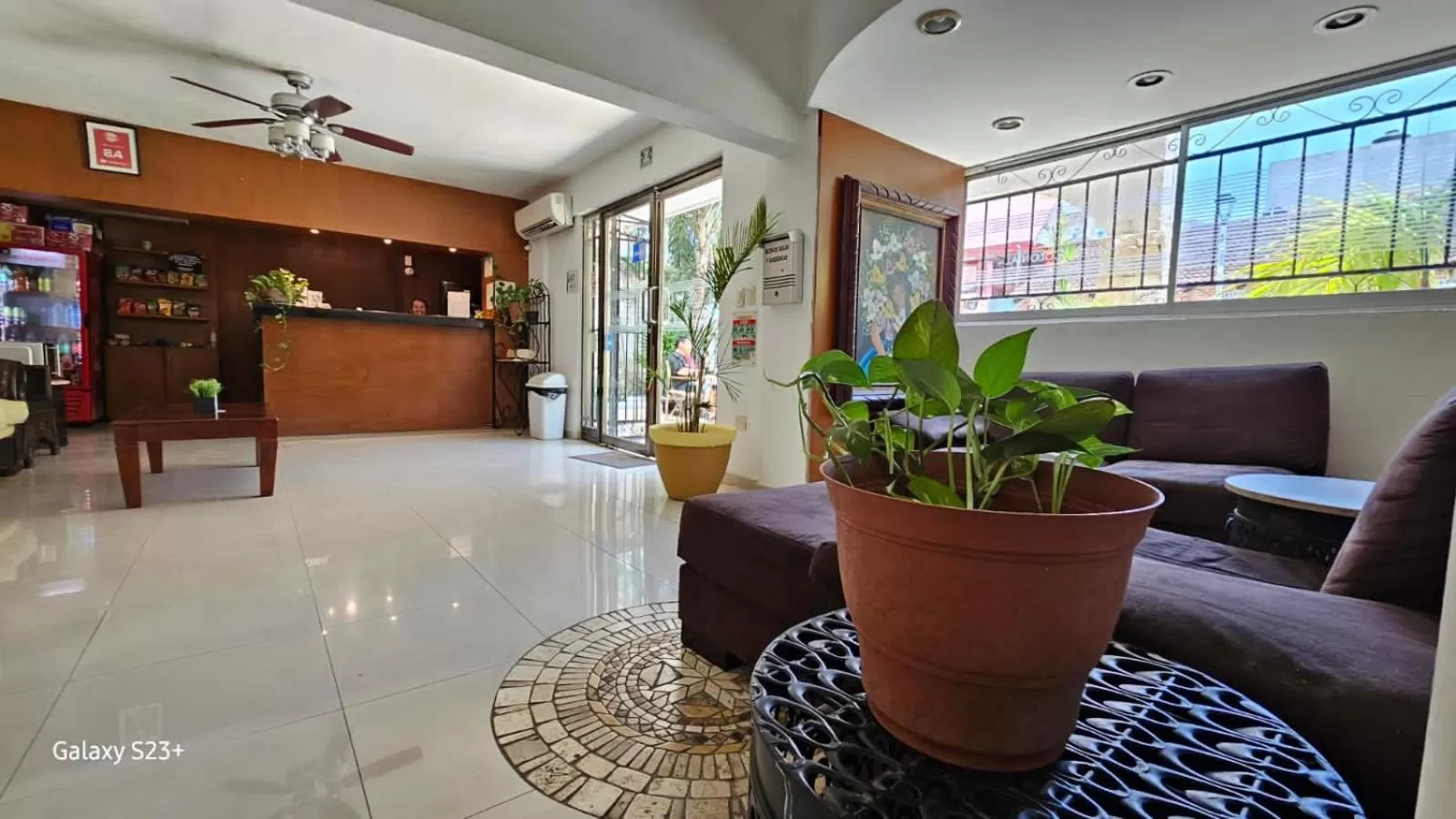 Living room in Hotel Colonial Cancun