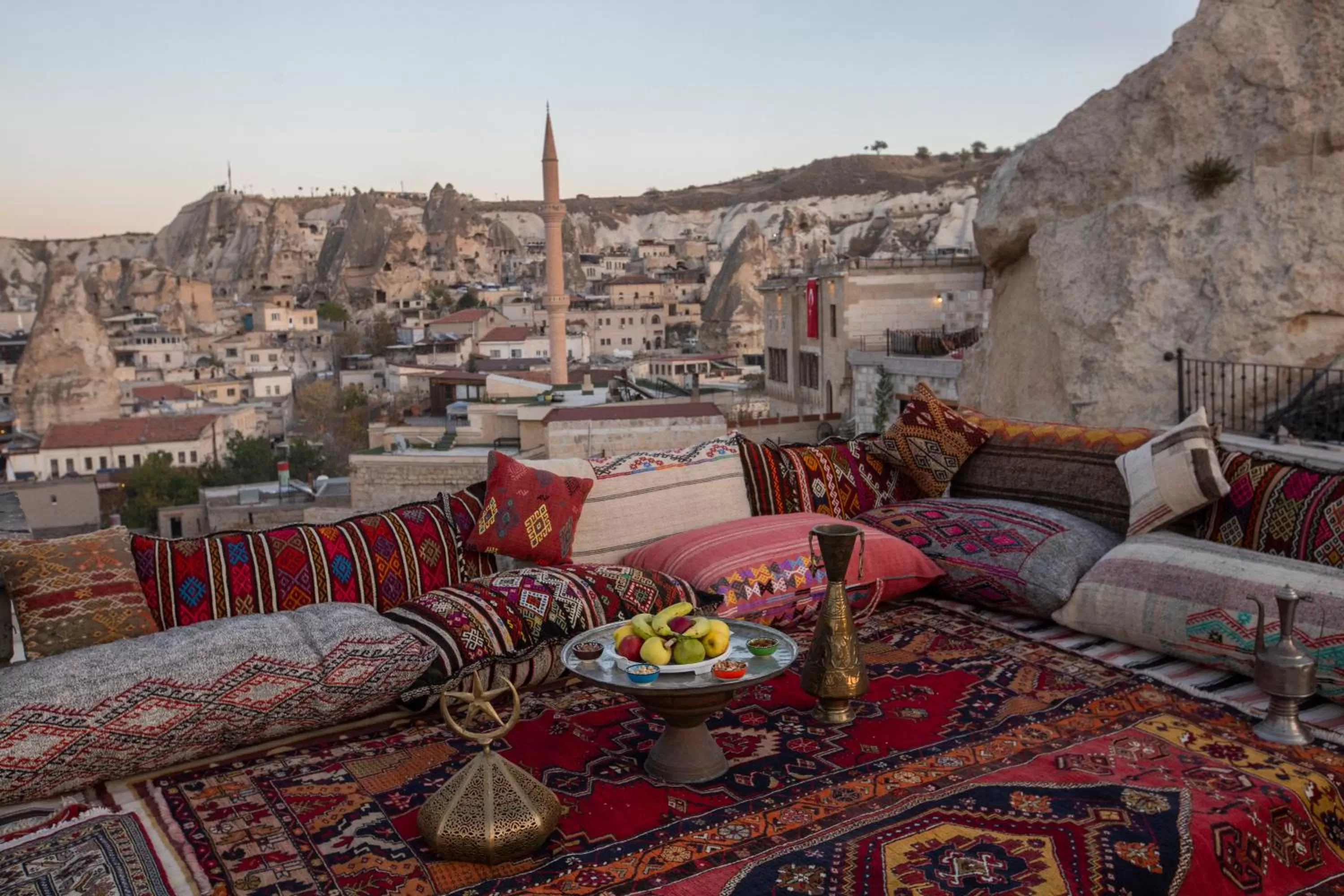 Sunset in Zara Cave Hotel