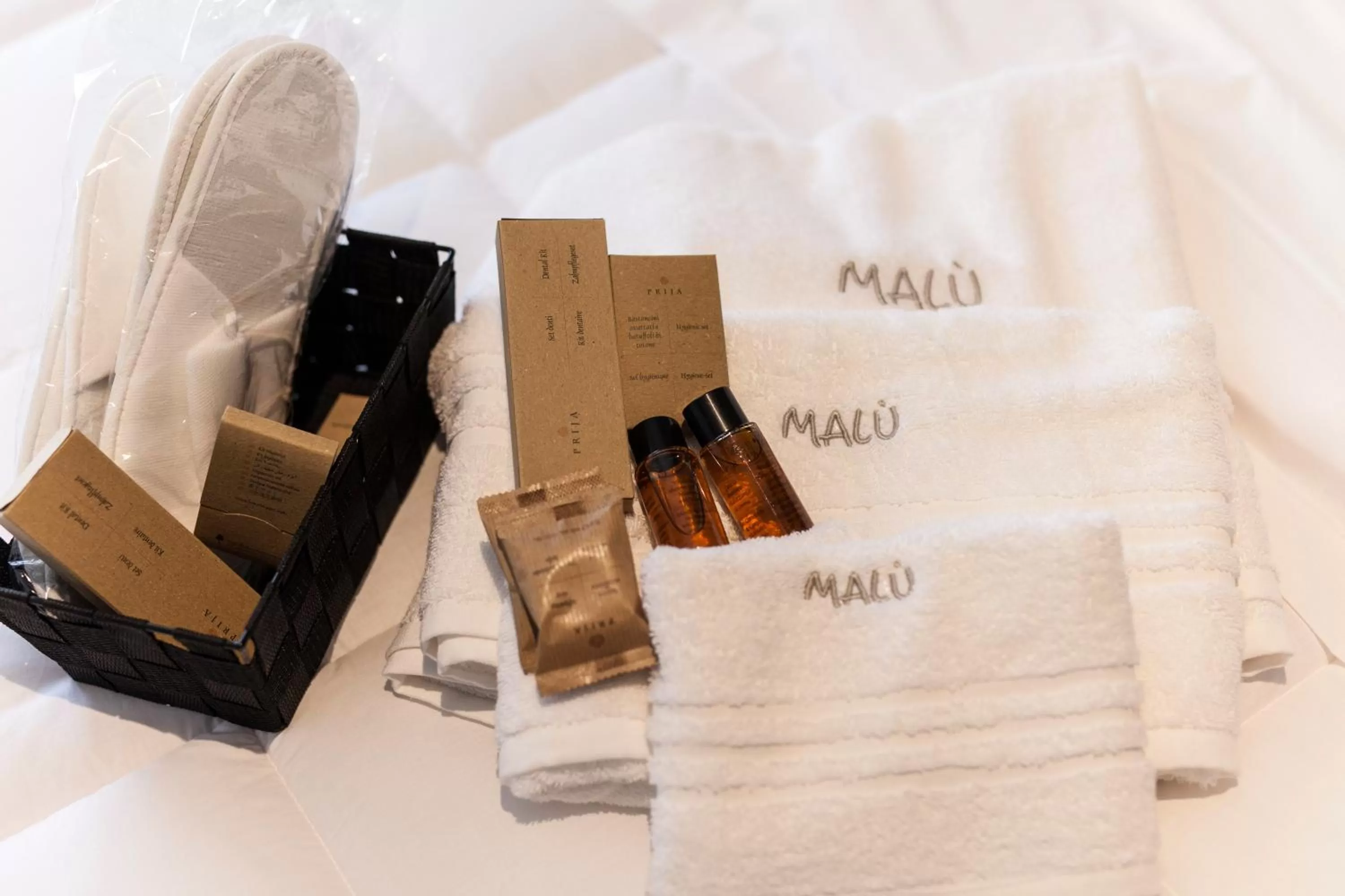 towels in Malù Suites