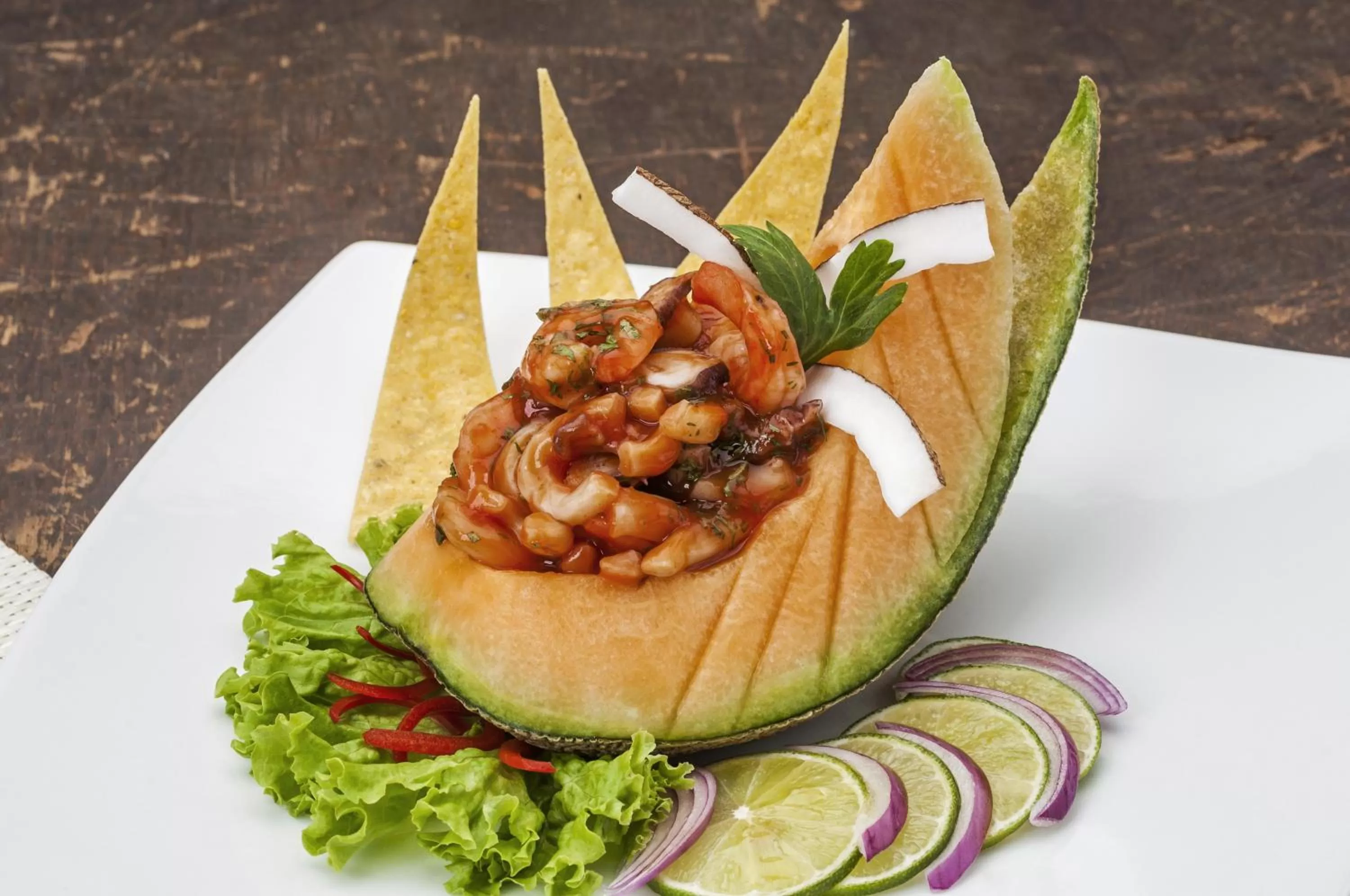 Food in Hotel Almirante Cartagena Colombia