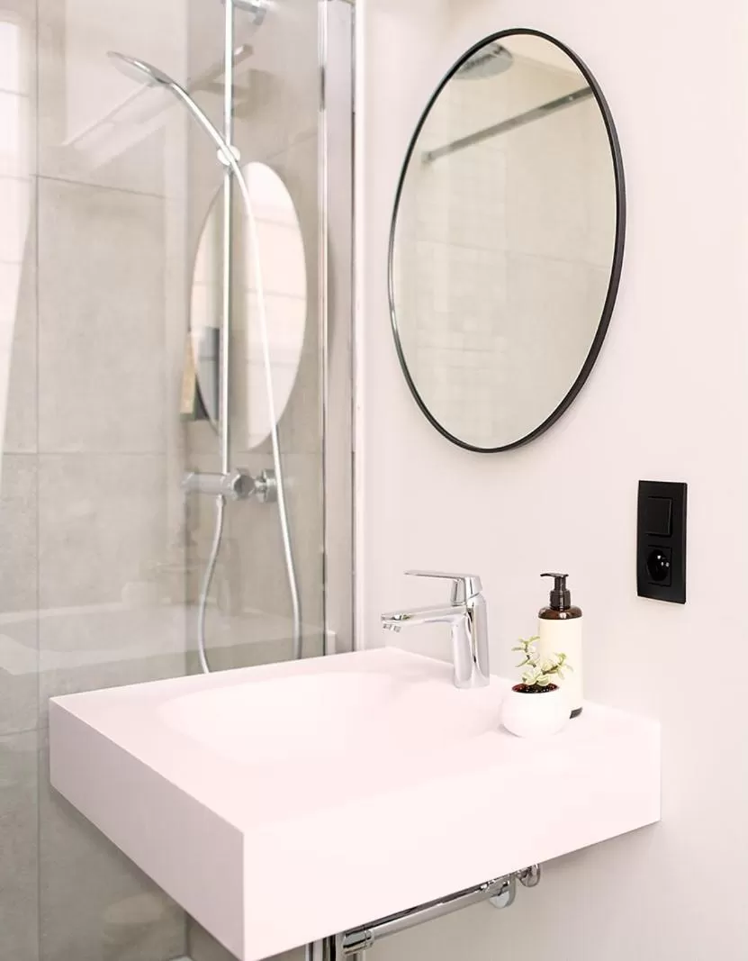 Bathroom in Hôtel de la Poste