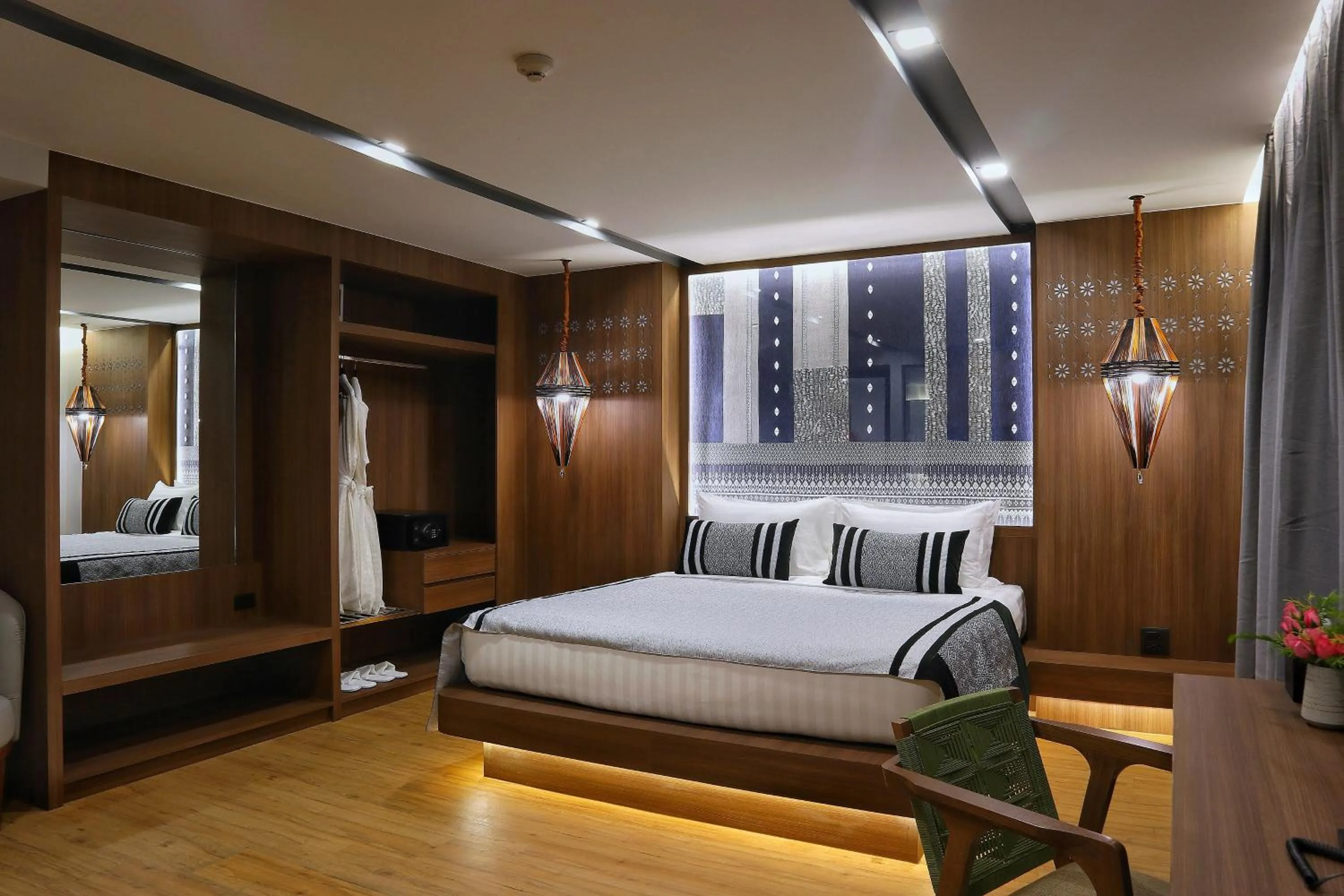 Photo of the whole room, Bed in Stay with Nimman Chiang Mai