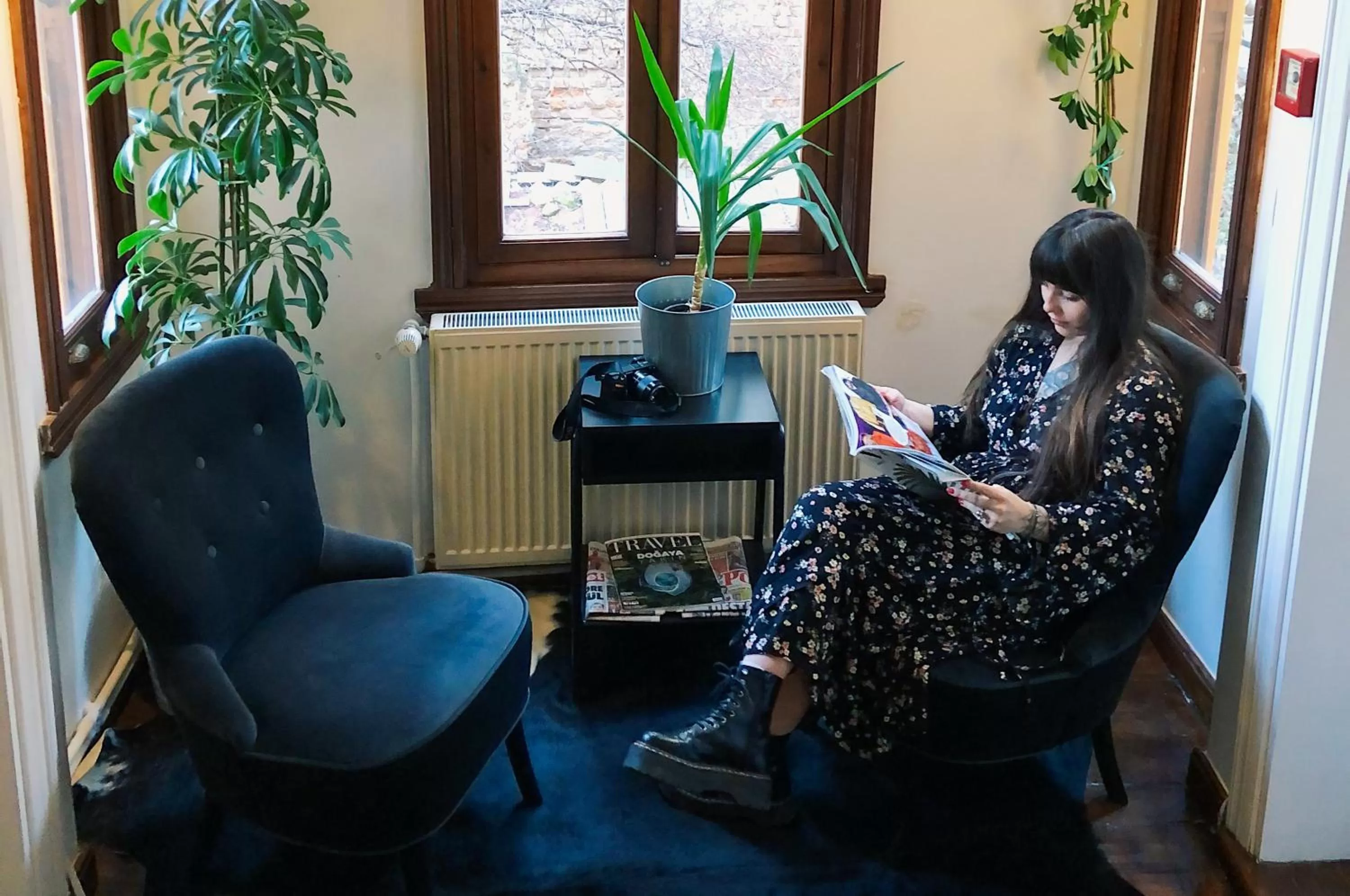 Living room in House MOLA Galata