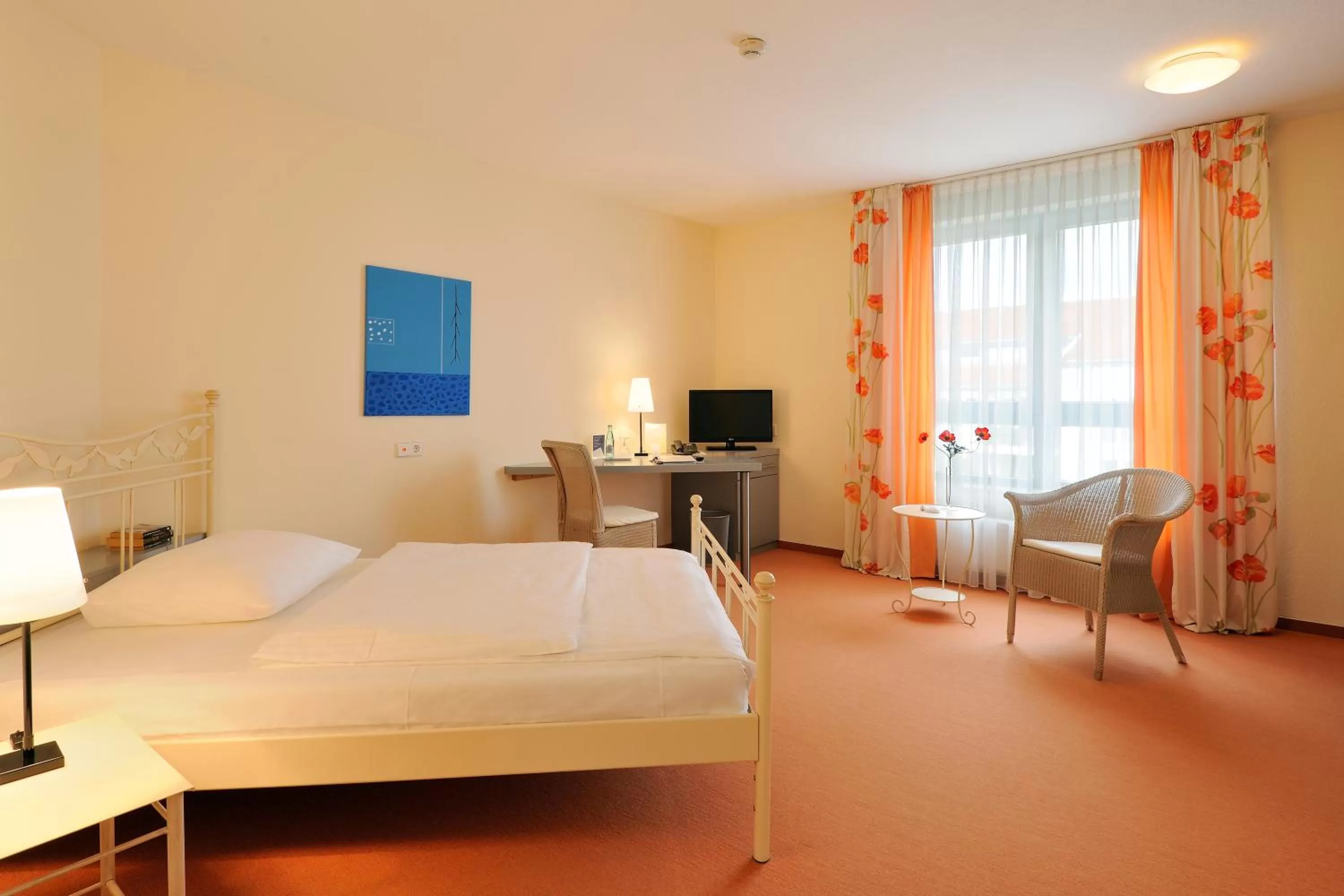 Bed in Werkhof Hotel