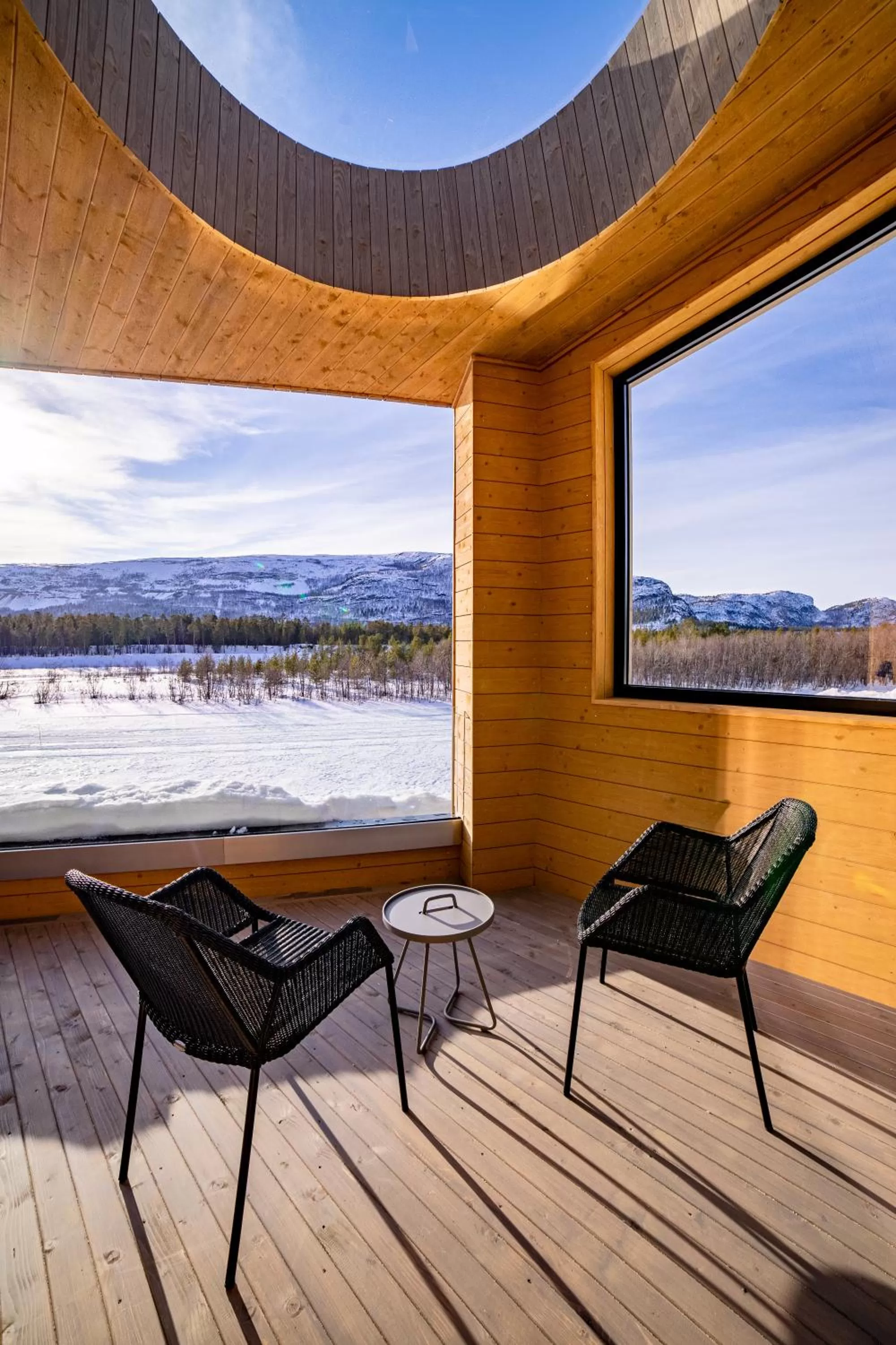 Balcony/Terrace in Sorrisniva Arctic Wilderness Lodge
