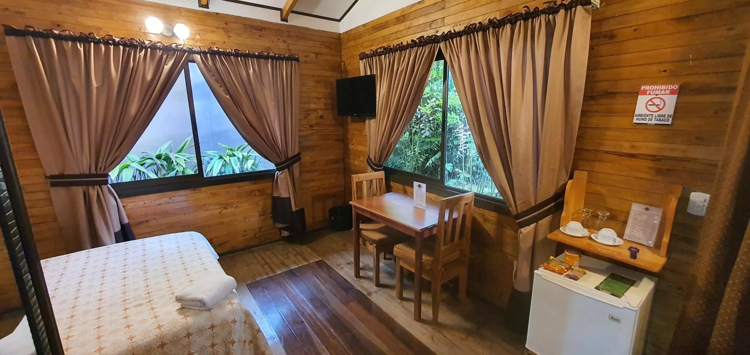 Bed in Cabañas Green House