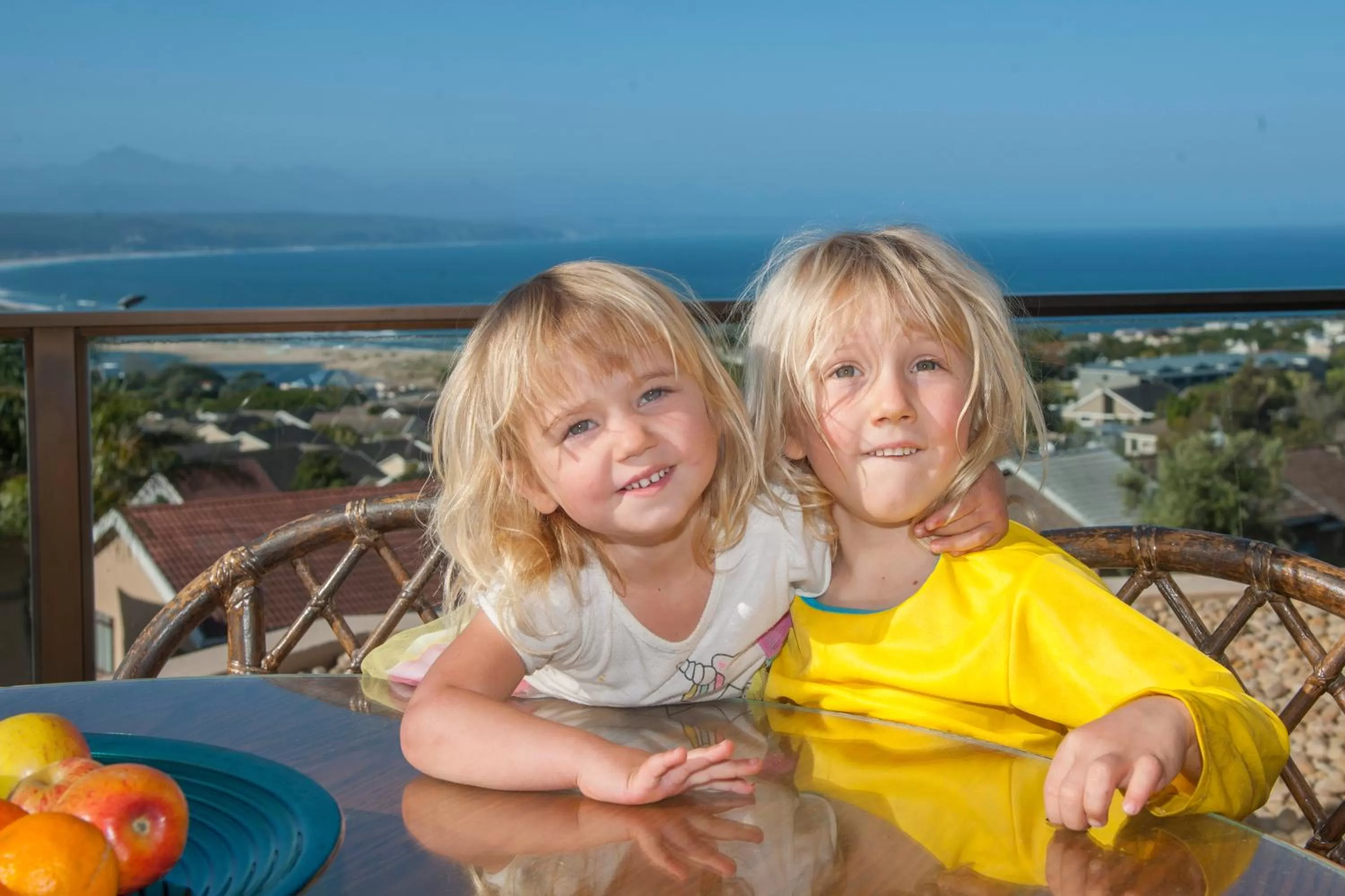 Family in Panoramic Blue B&B