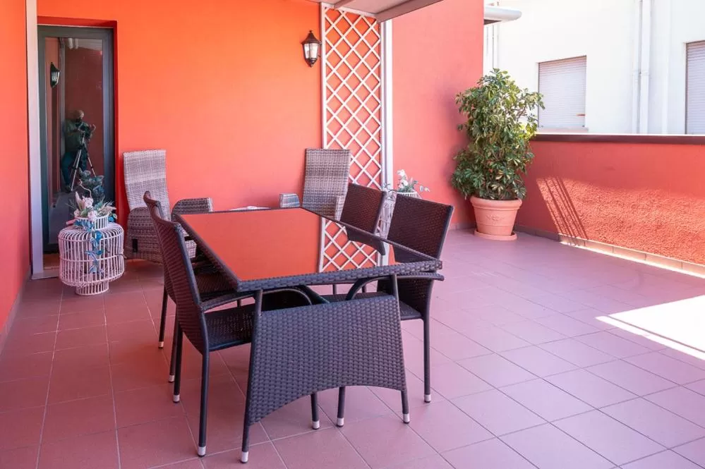 Balcony/Terrace in Hotel Marco Polo 3 Stelle Superior