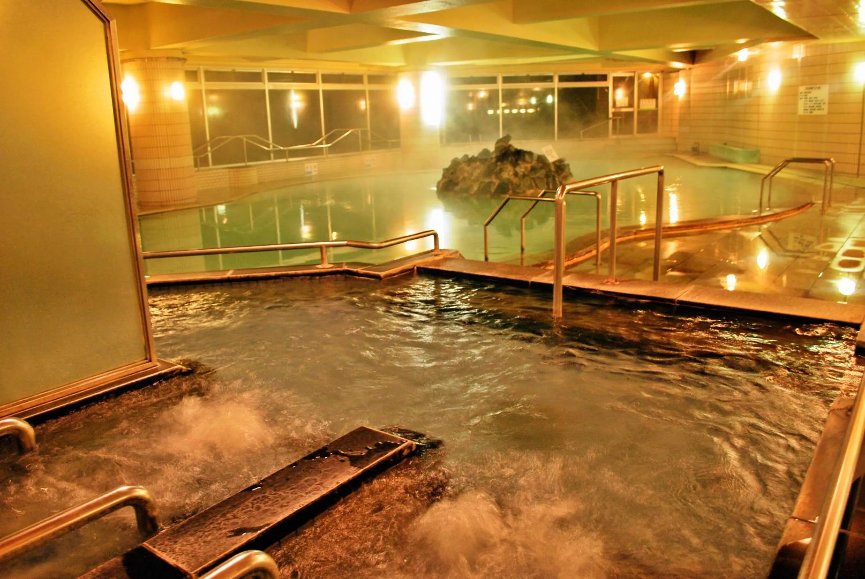 Hot Spring Bath in Kirishima Kokusai Hotel