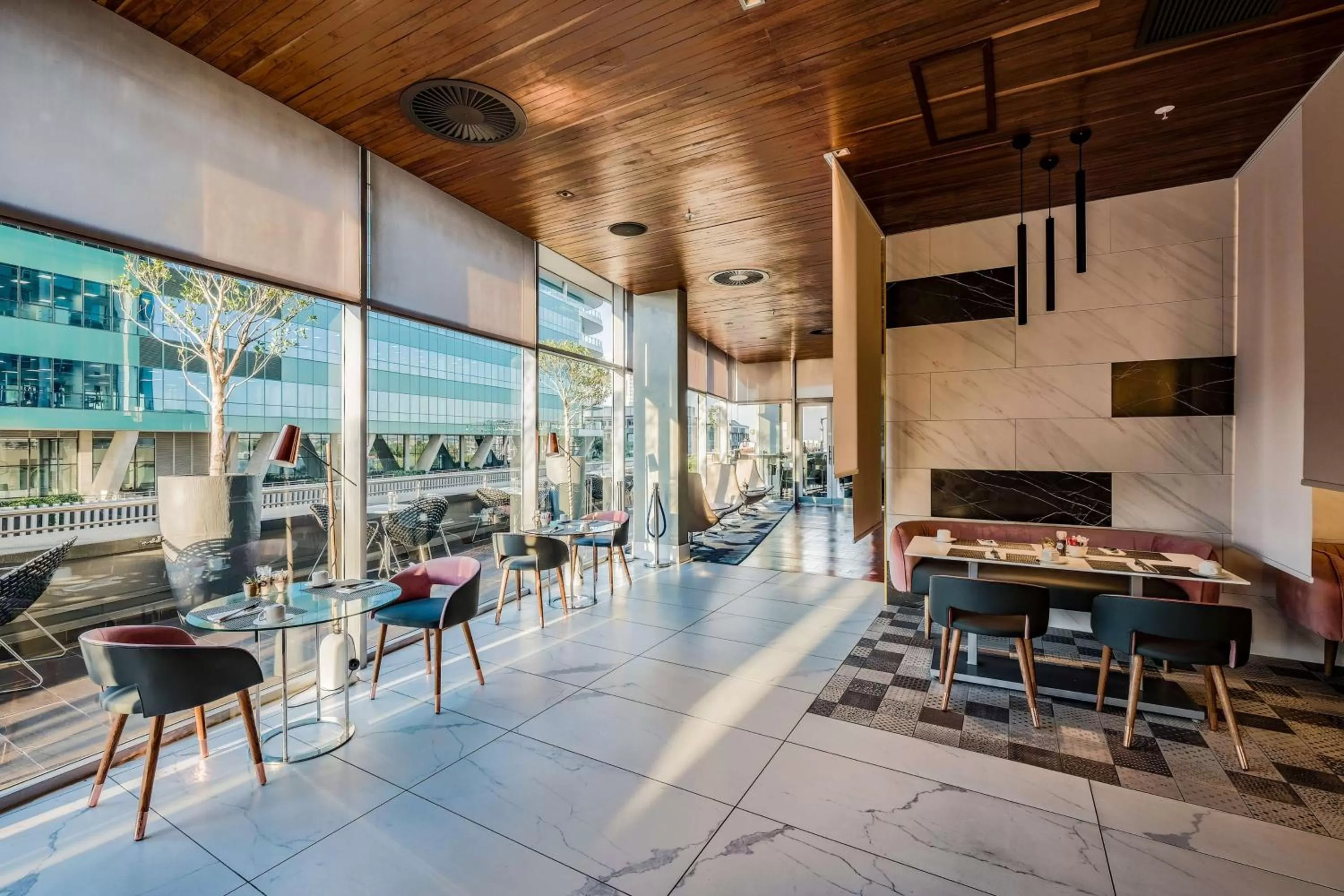 Restaurant/places to eat in Radisson Blu Gautrain Hotel, Sandton Johannesburg