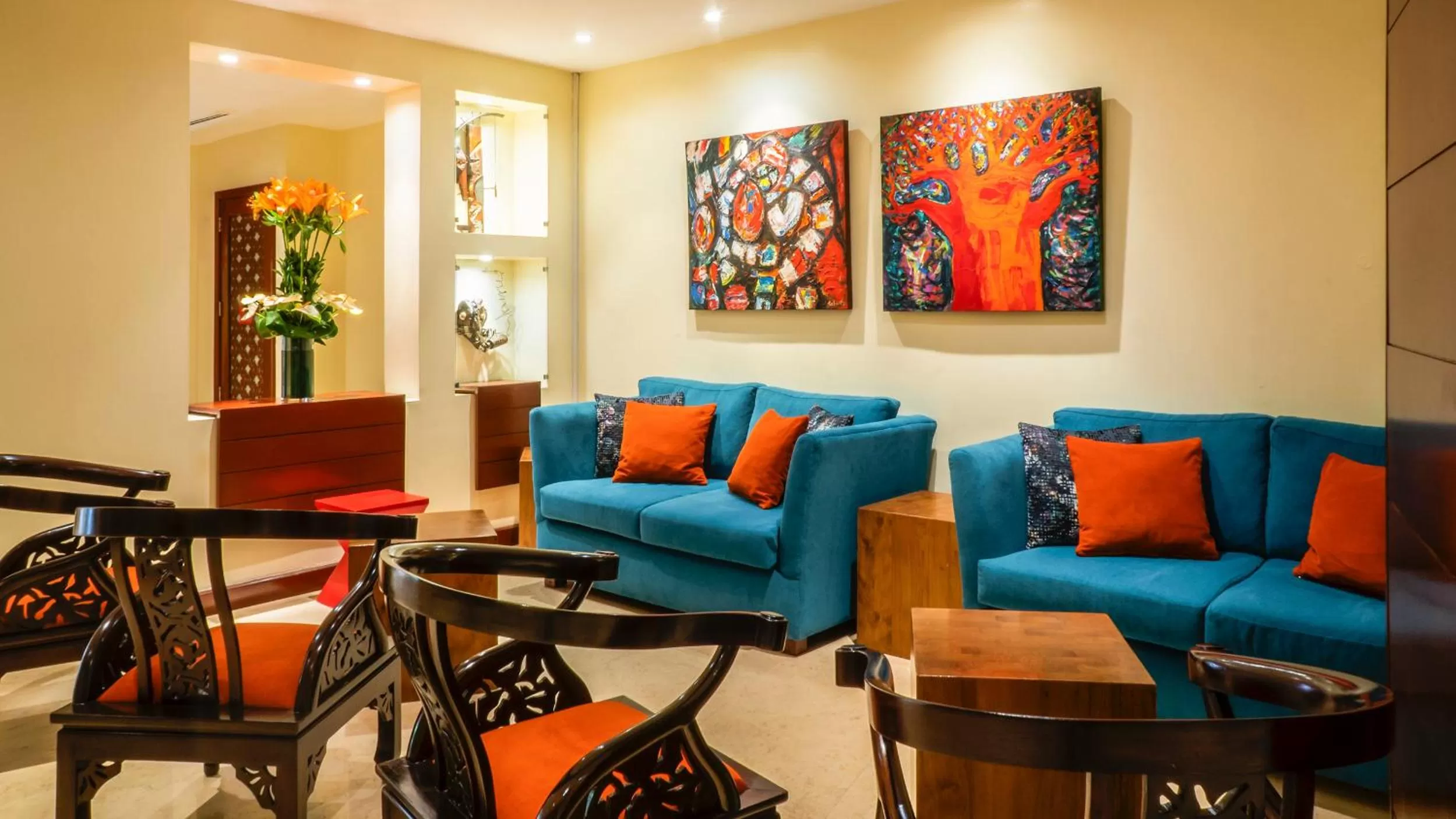 Lobby or reception in Sarova Panafric Hotel