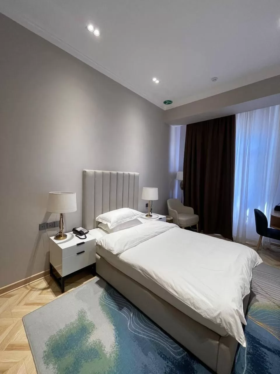 Bed in Termez Palace Hotel & Spa