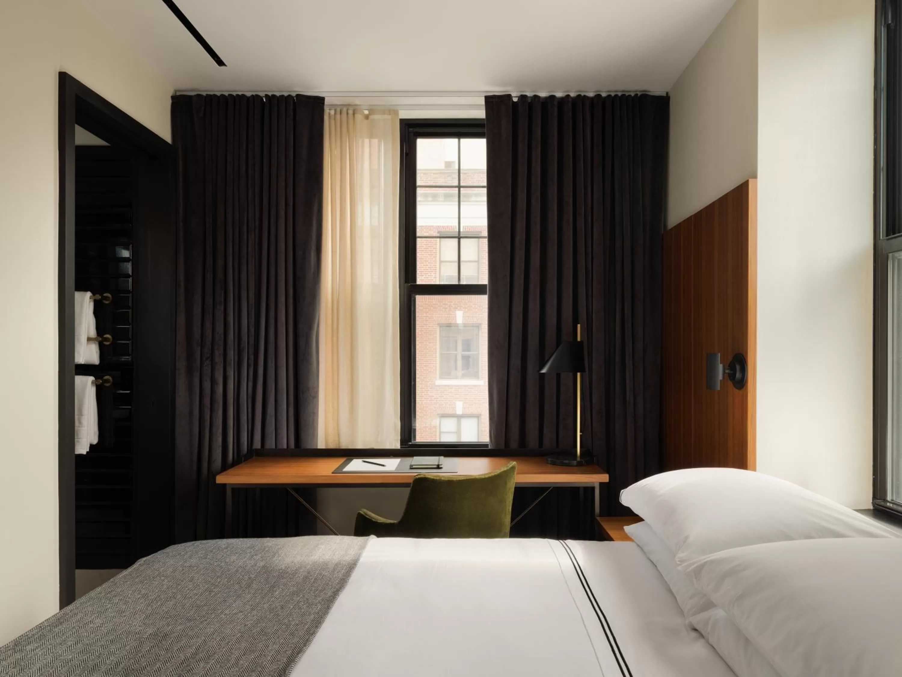 Bed in The Moore, New York City, a Member of Design Hotels