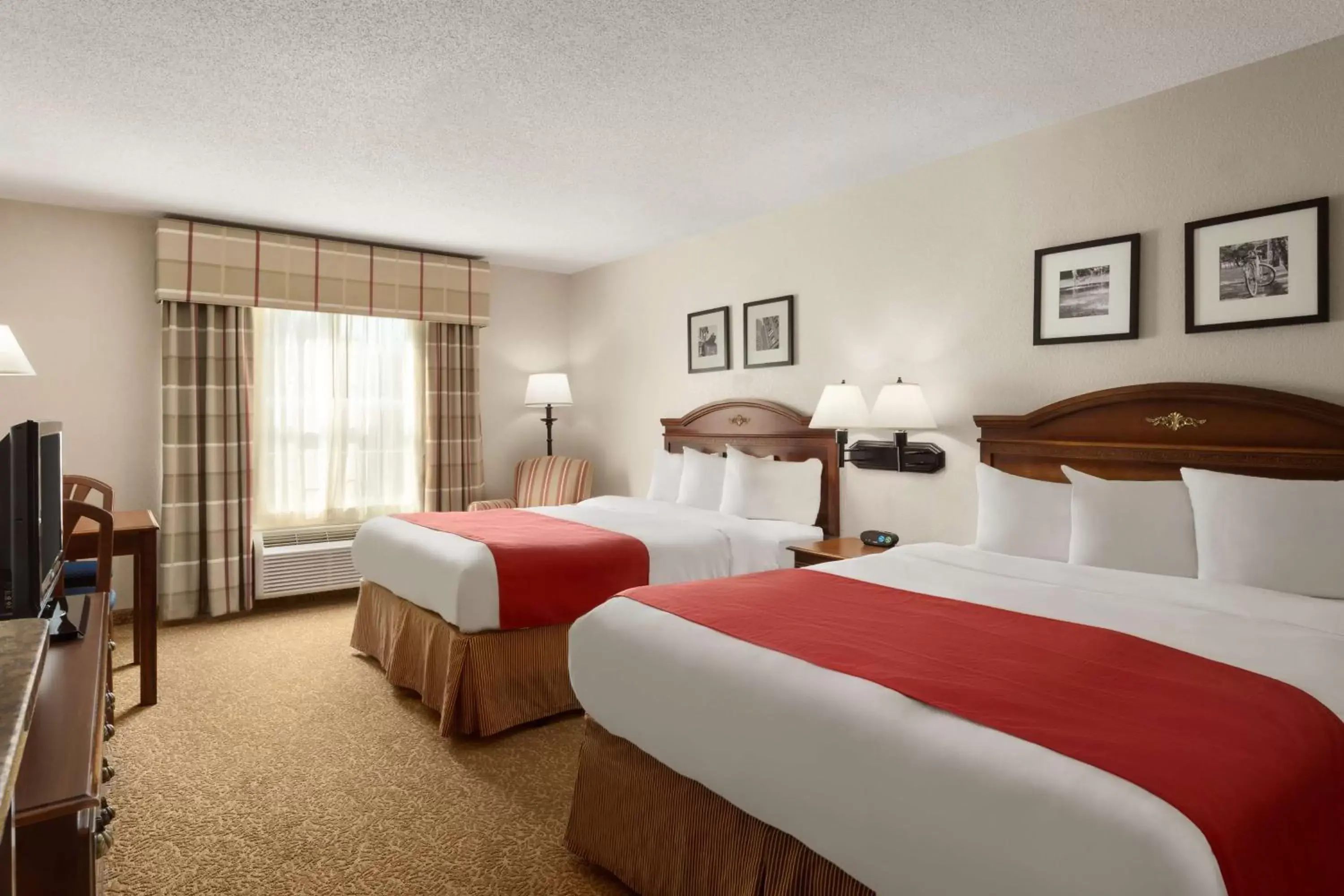 Queen Room with Two Queen Beds - Disability Access with Roll In Shower in Country Inn & Suites by Radisson, Louisville South, KY Queen Room with Two Queen Beds - Disability Access with Roll In Shower in Country Inn & Suites by Radisson, Louisville South, KY