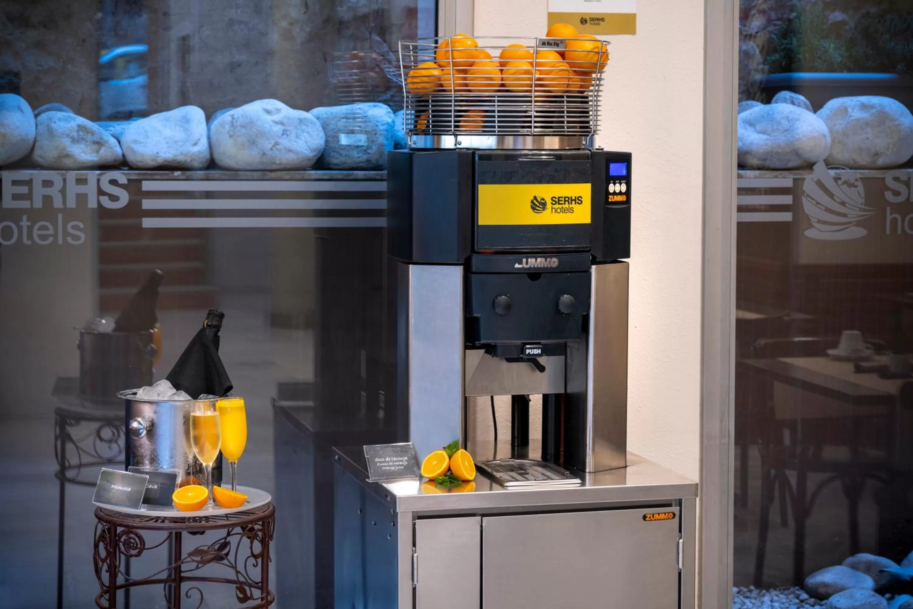 Buffet breakfast in SERHS Carlit Boutique Hotel