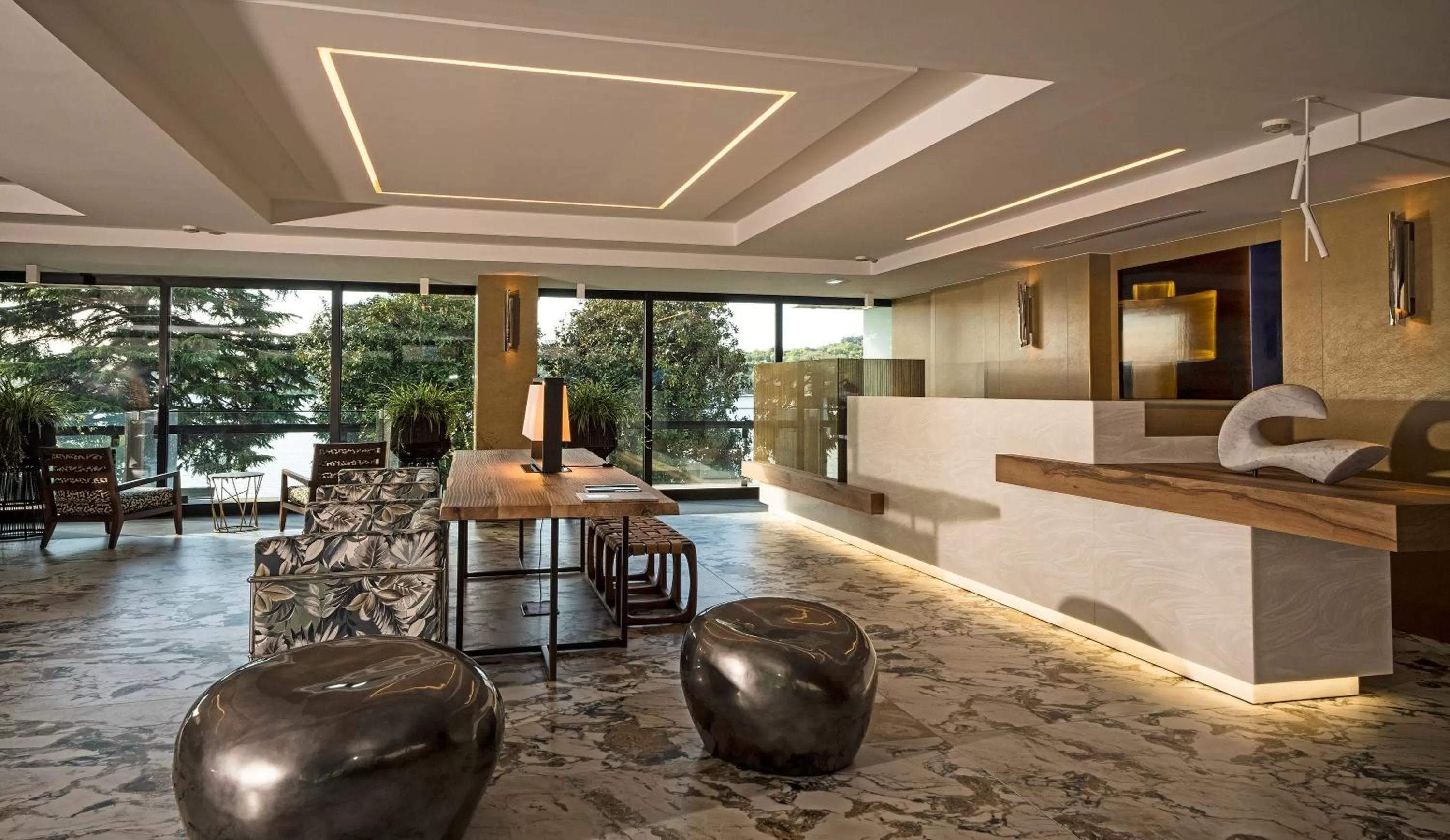 Lobby or reception in Hotel Salò du Parc