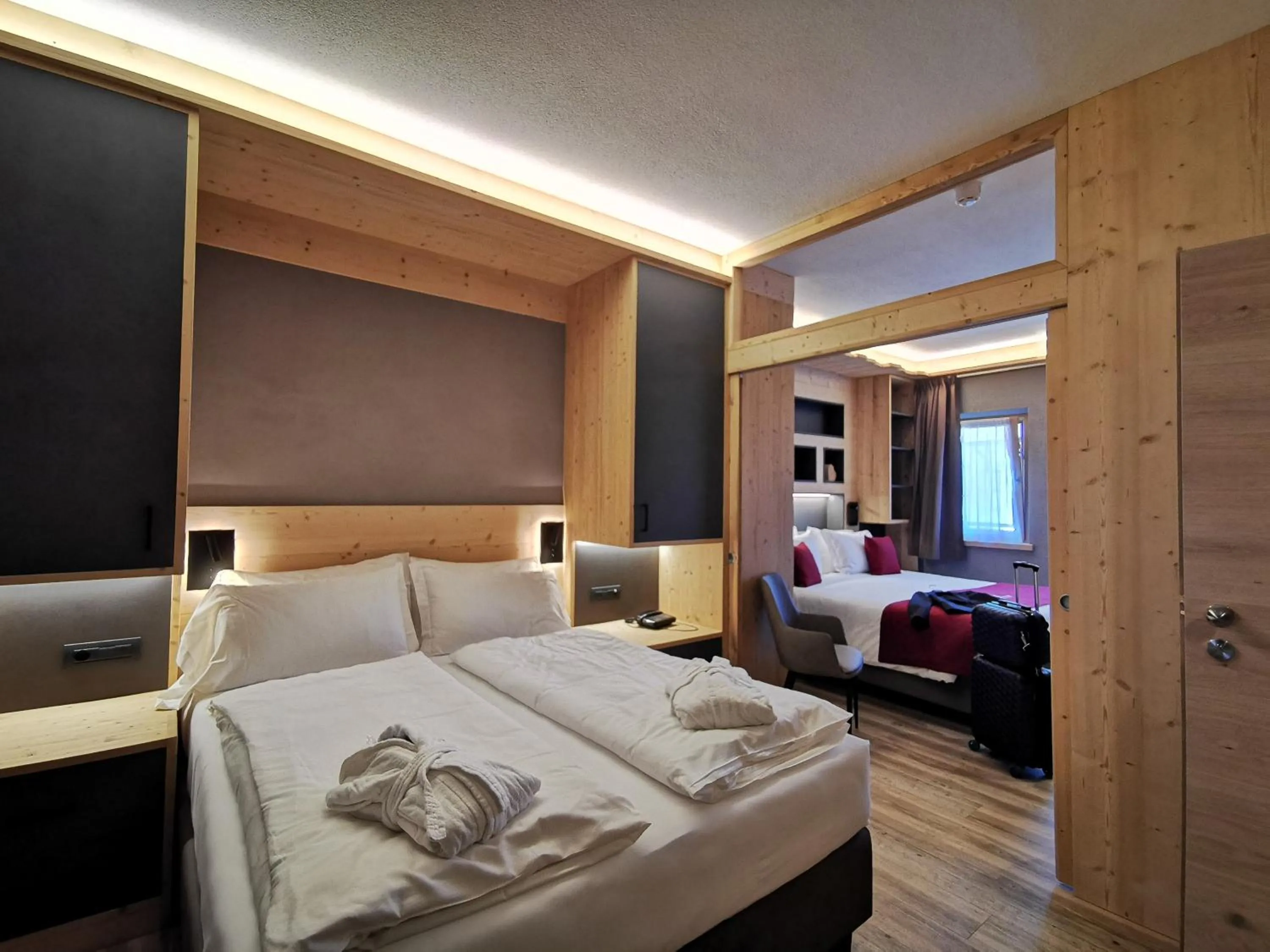 Bed in Francesin Active Hotel