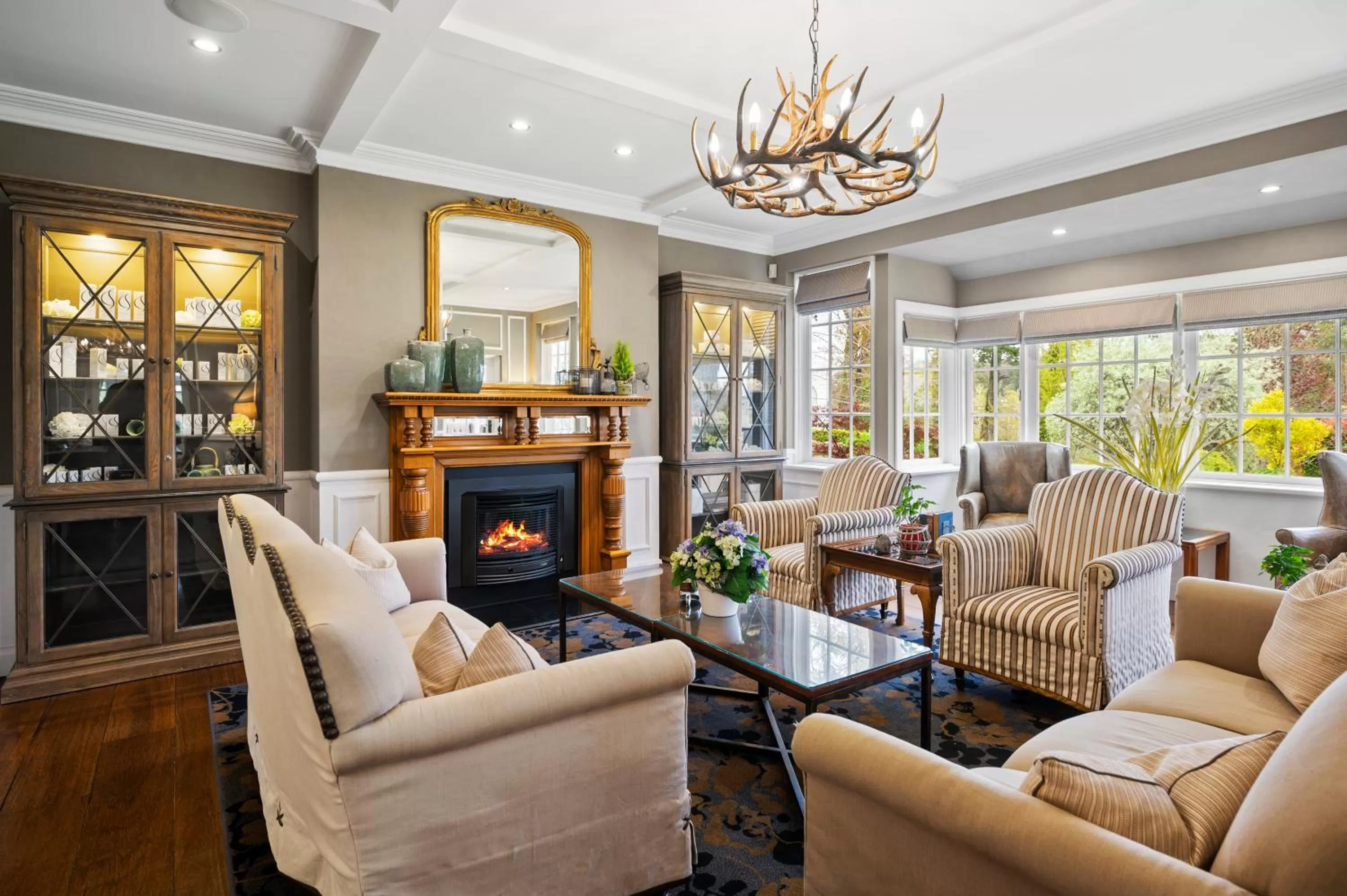 Lobby or reception in Parklands Country Gardens & Lodges Blue Mountains