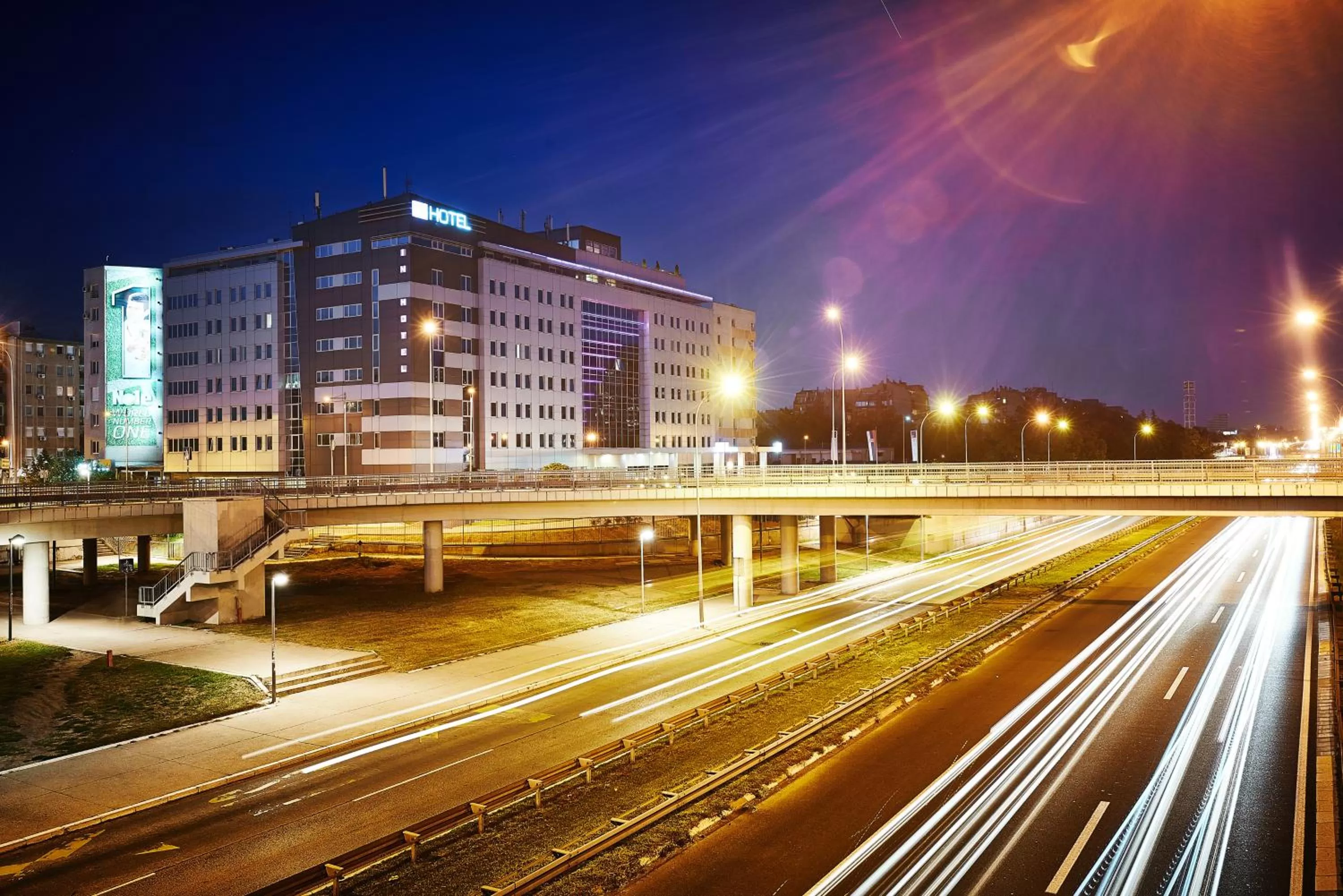 Facade/entrance in IN Hotel Beograd