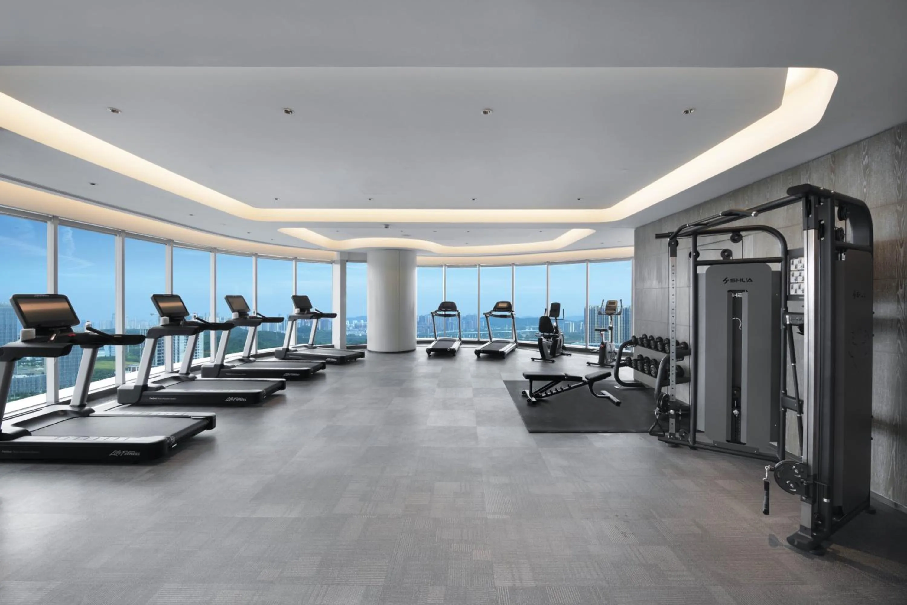 Spa and wellness centre/facilities in Crowne Plaza Wuhan Optics Valley by IHG