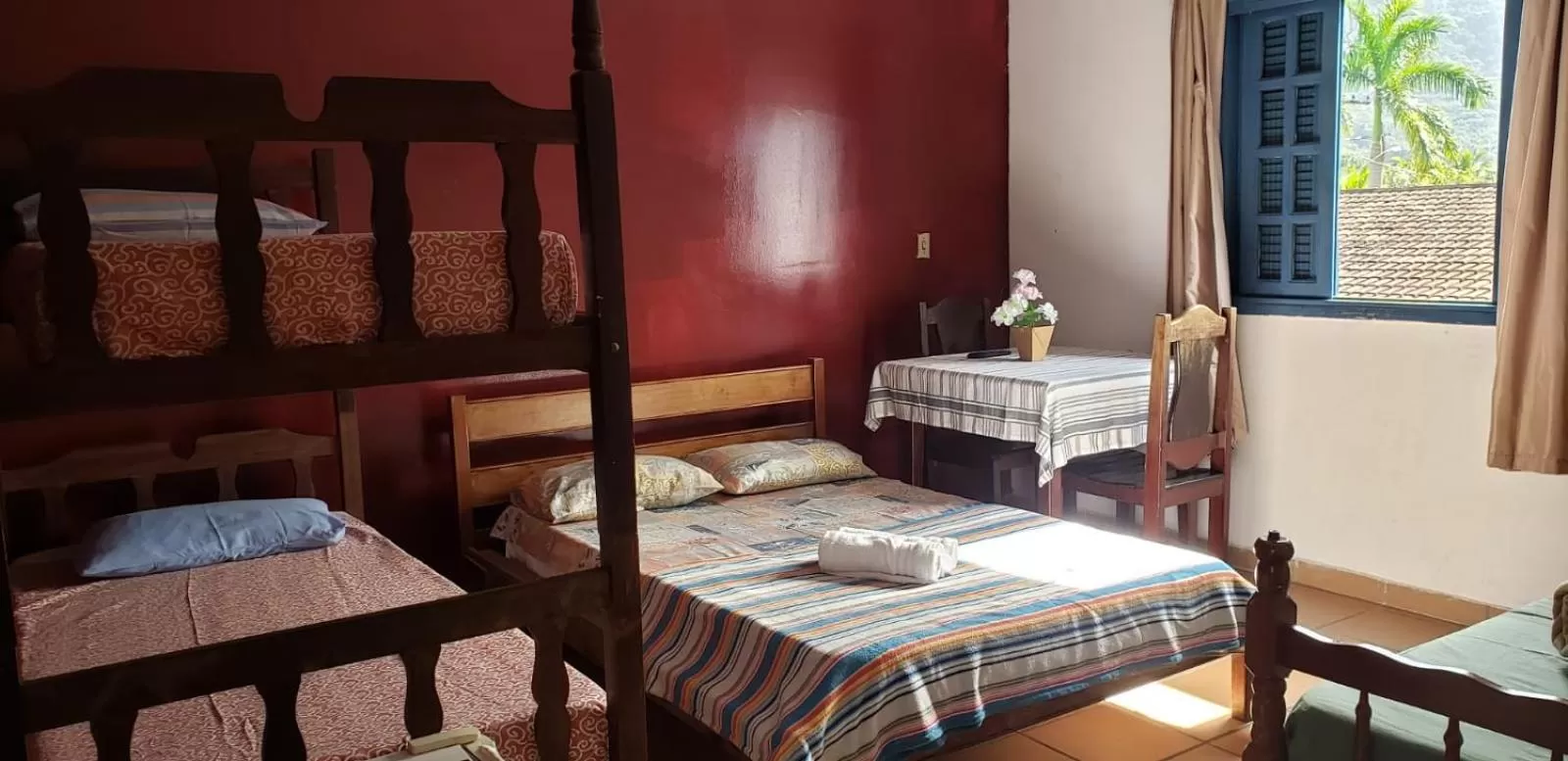 Bed in Hotel Nevada Ubatuba