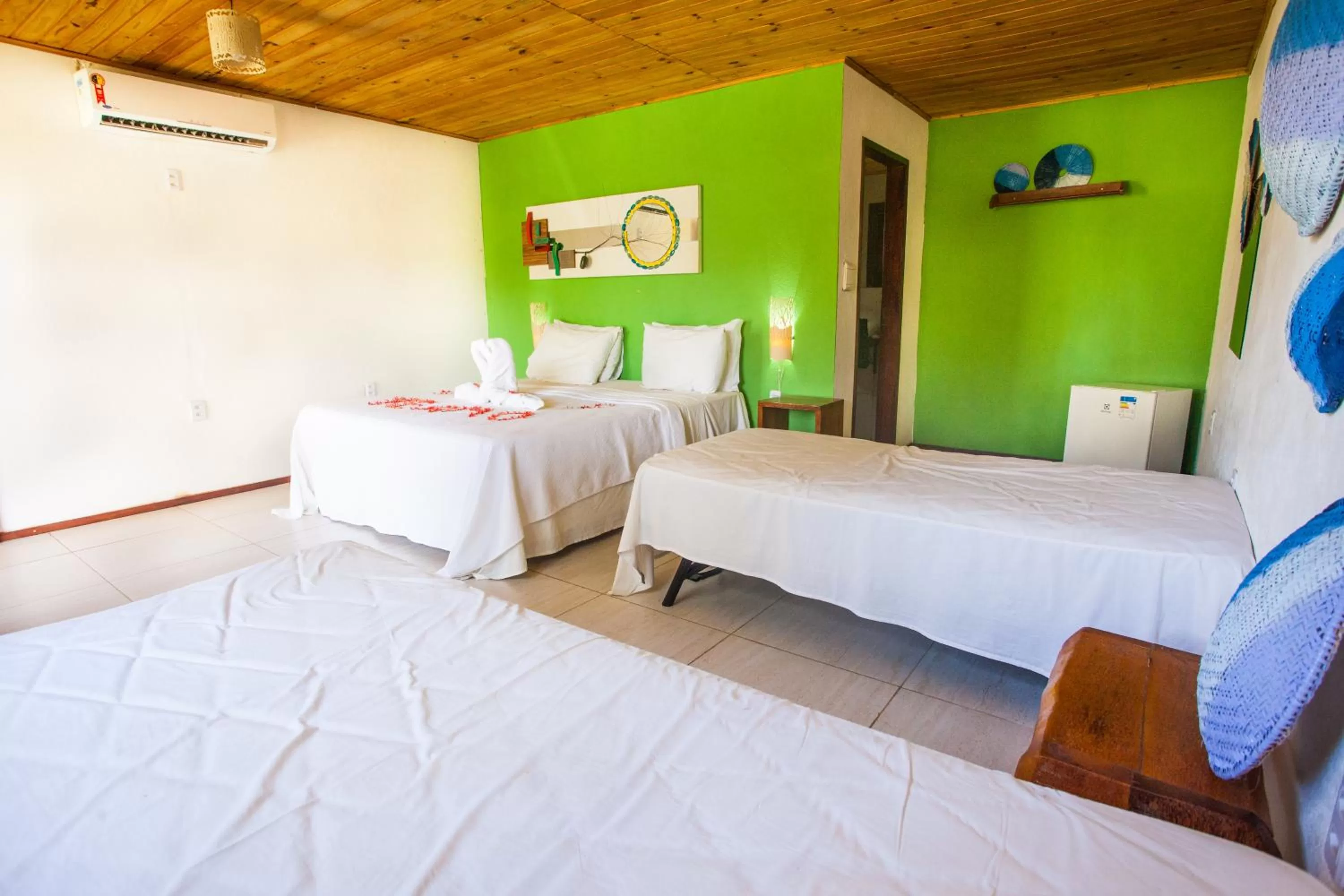 Bed in Pousada e Restaurante Encanto das Águas