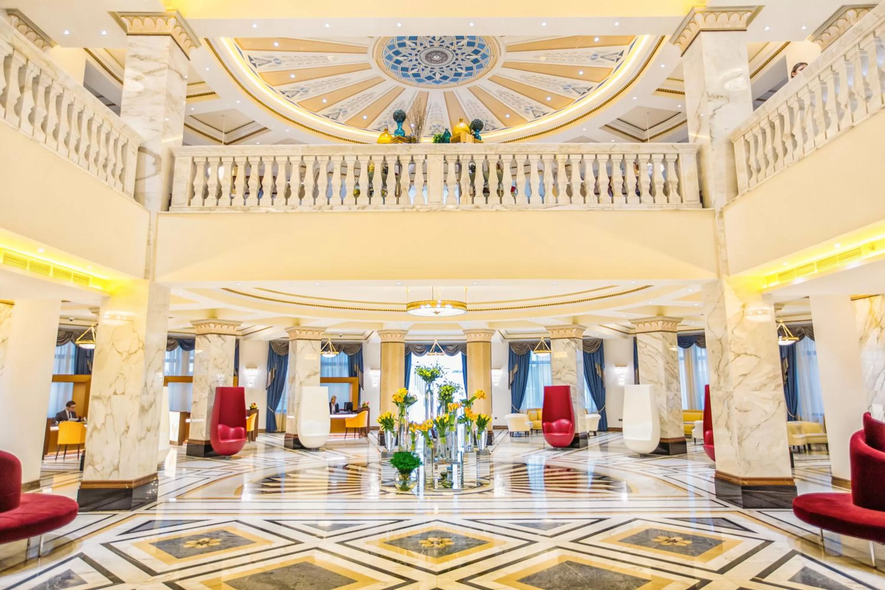 Lobby or reception in The Biltmore Tbilisi Hotel