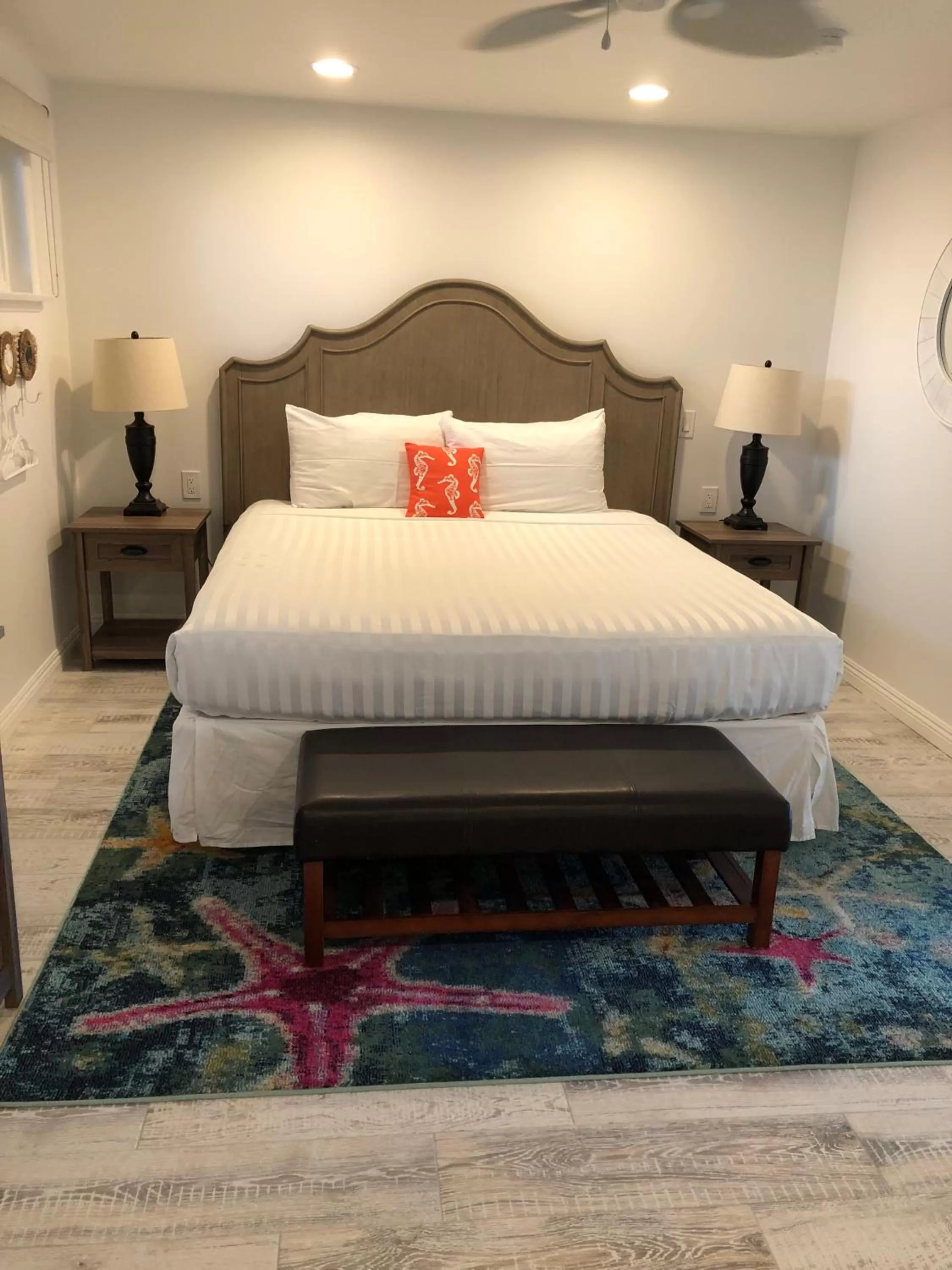 Bed in Sea Horse Resort