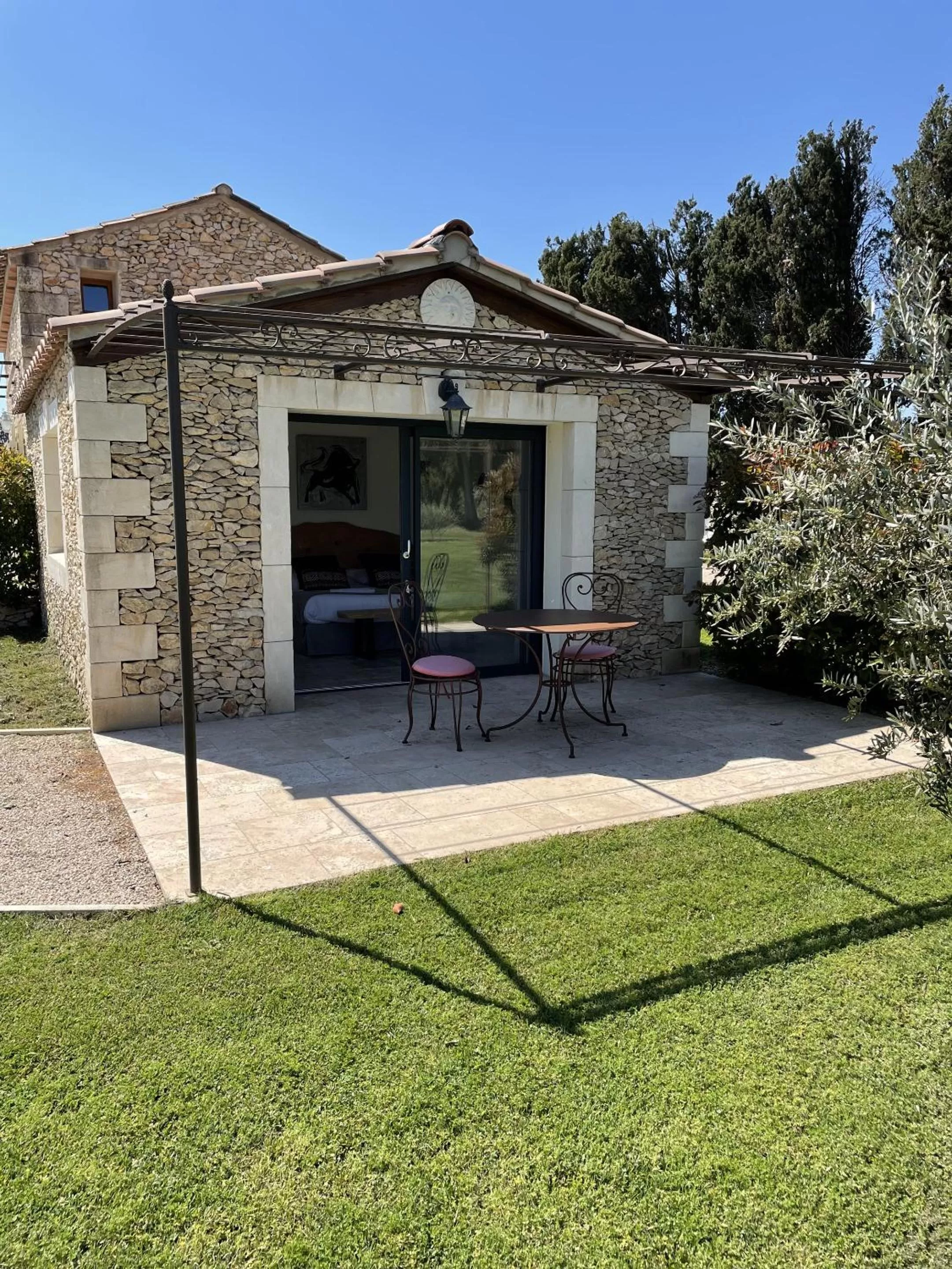 Bedroom in Le Mas Des Chutes