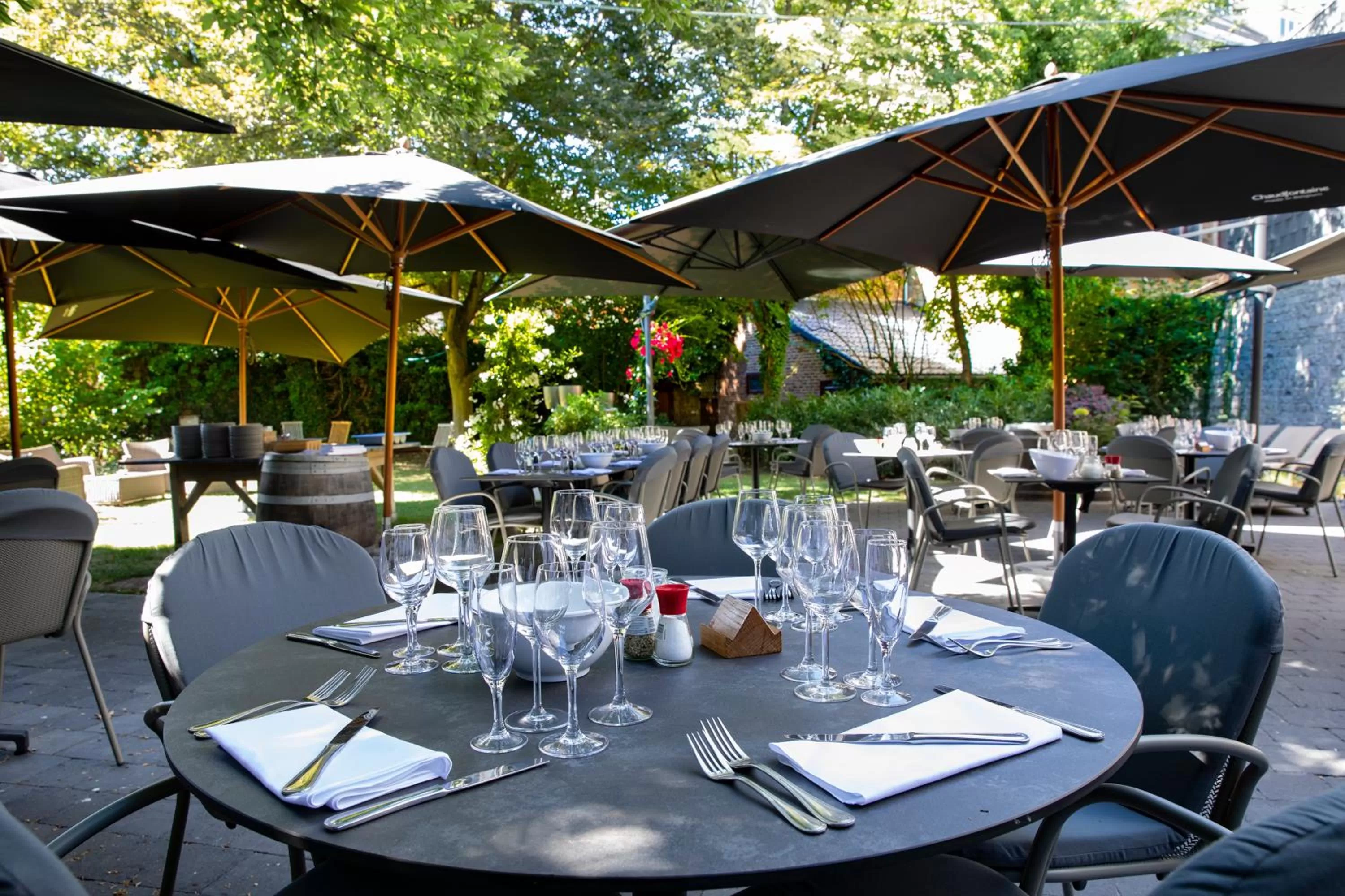 Garden in Hotel Quartier Latin