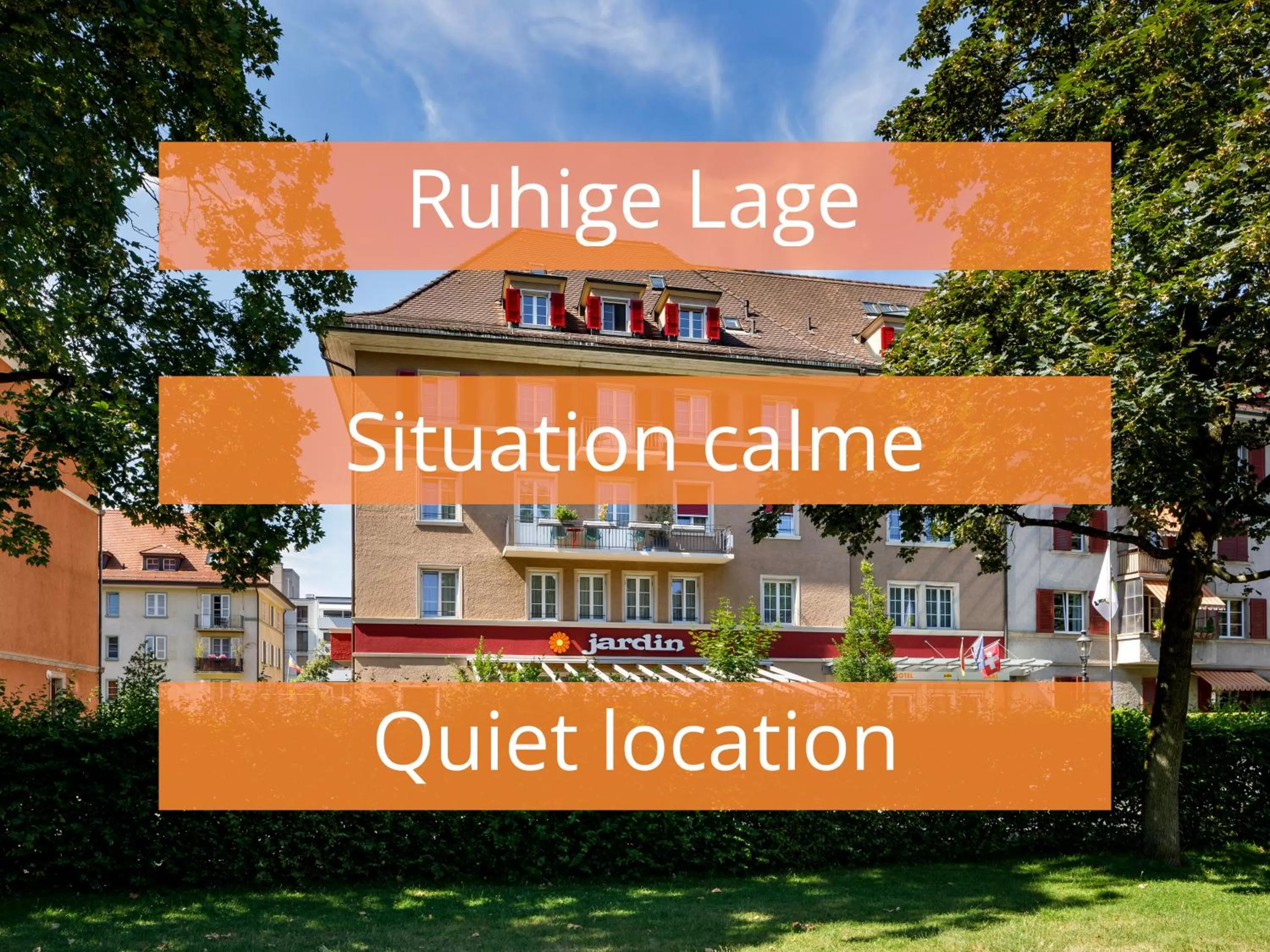 Property building in Hotel Jardin Bern