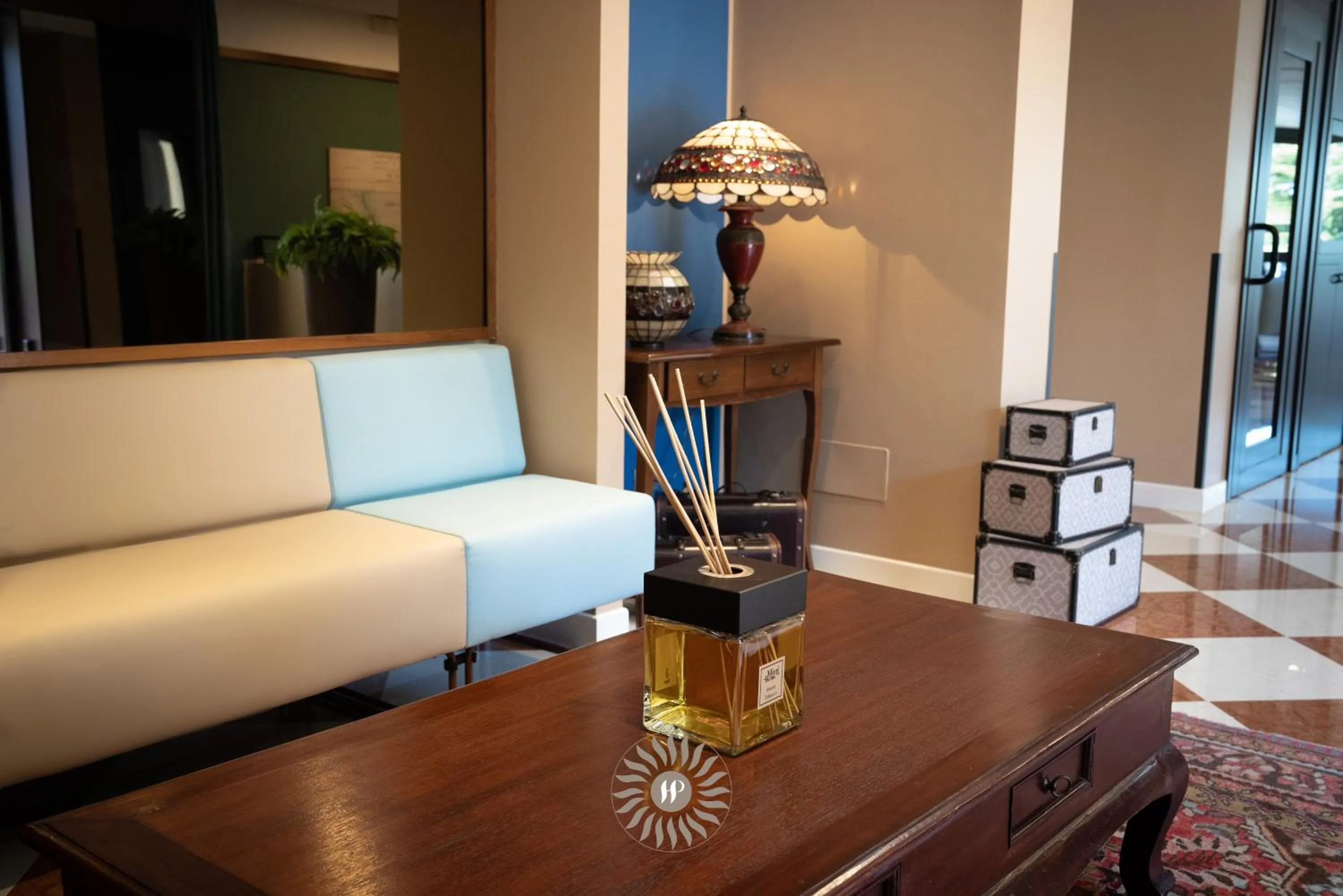 Lobby or reception in Hotel Puccini