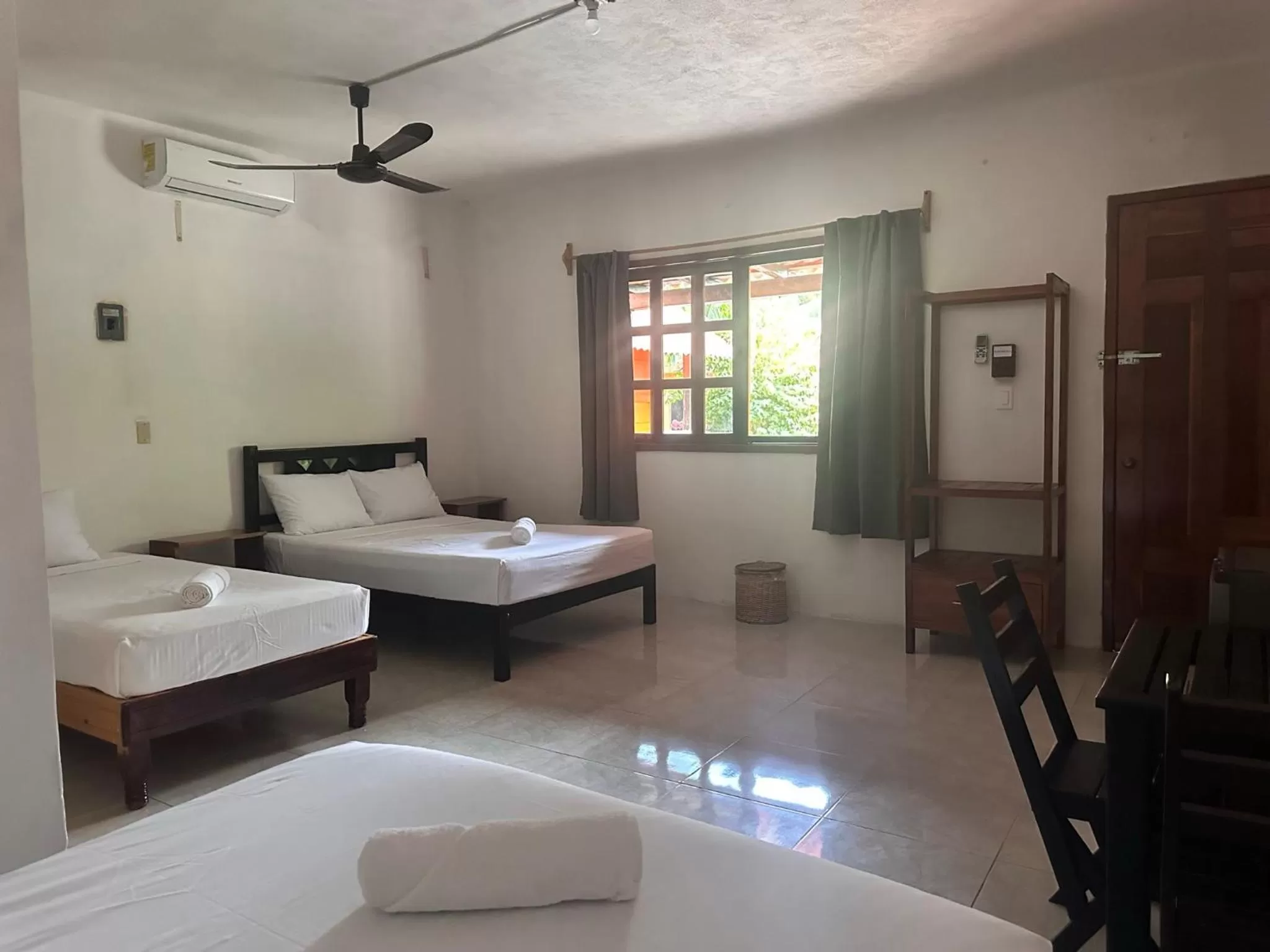 Bed in Hotel Bacalar Sunshine