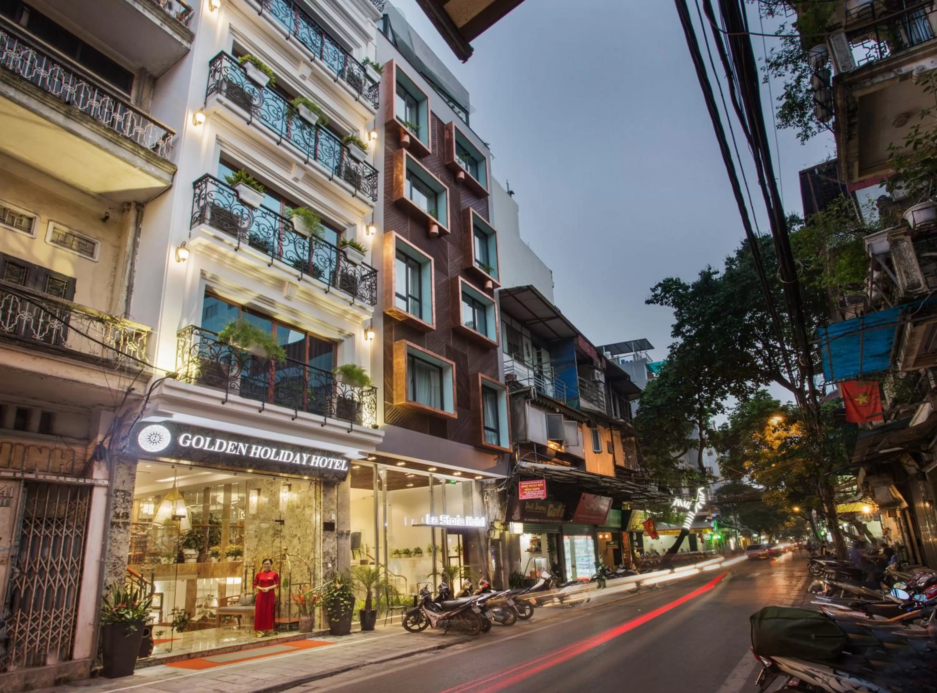 Property building in Hanoi Golden Holiday Hotel