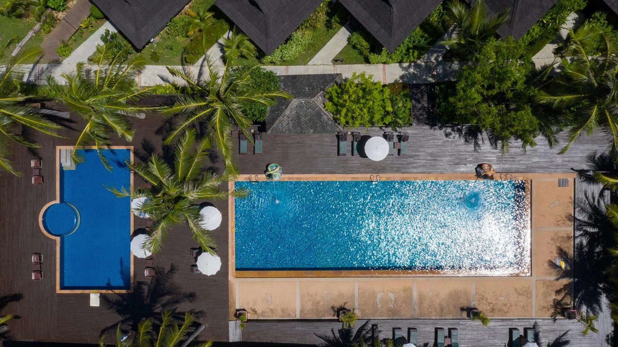 Pool view in Nakara Long Beach Resort - SHA Extra Plus