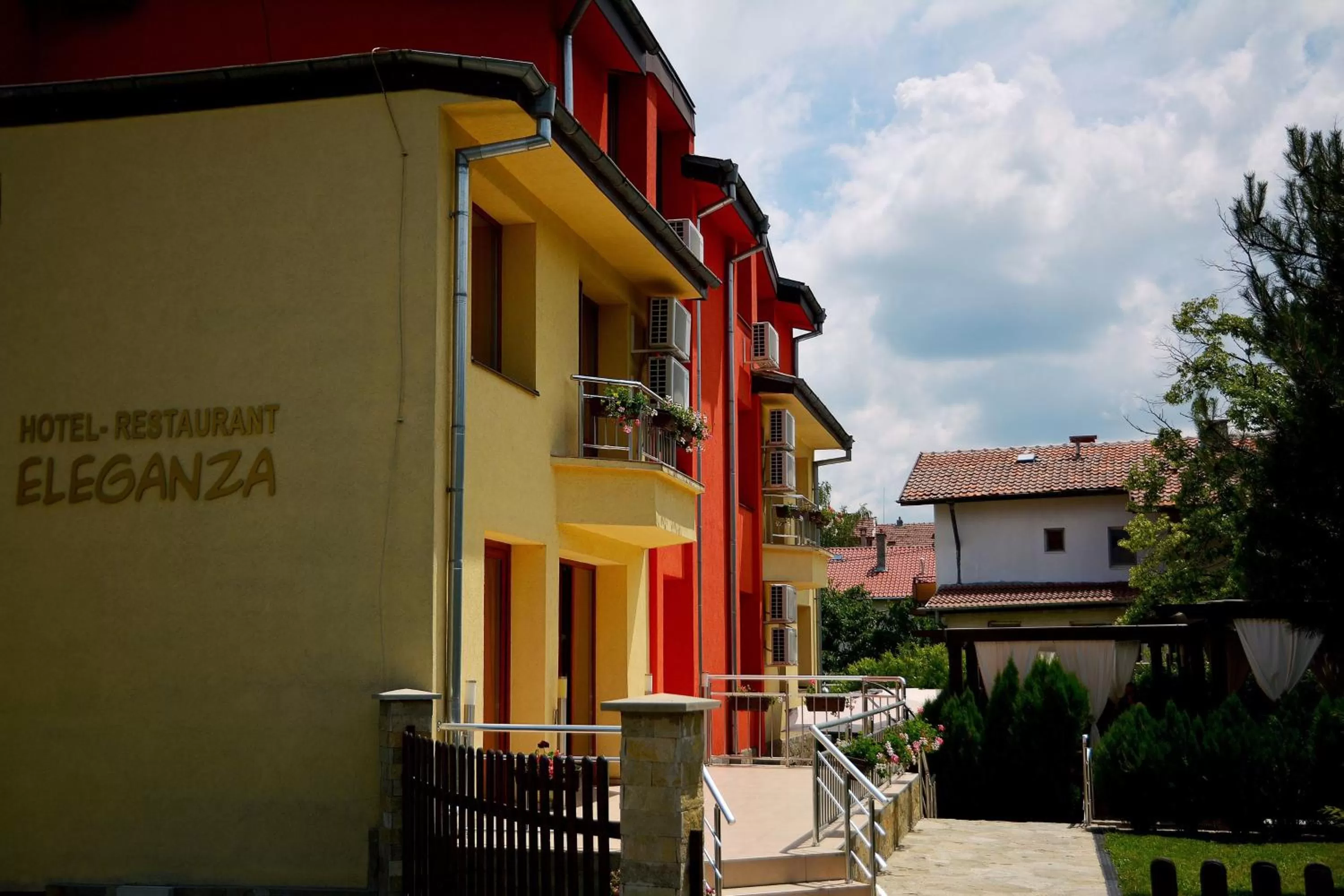 Property building in Eleganza Family Hotel - Free Parking