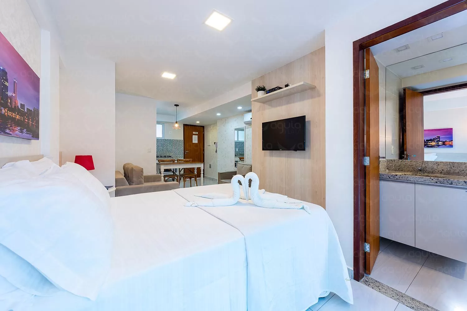 Bed in Pousada da Águia