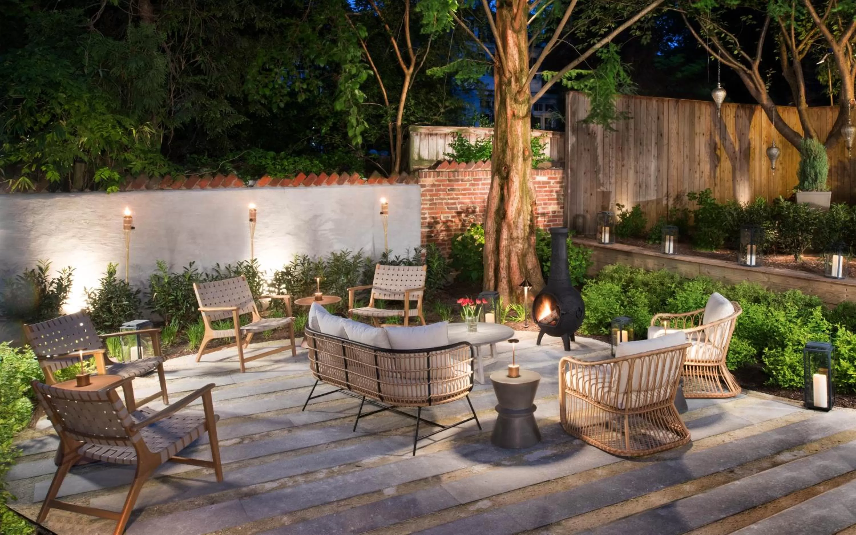 Garden in The Poppy Georgetown Guesthouse and Gardens