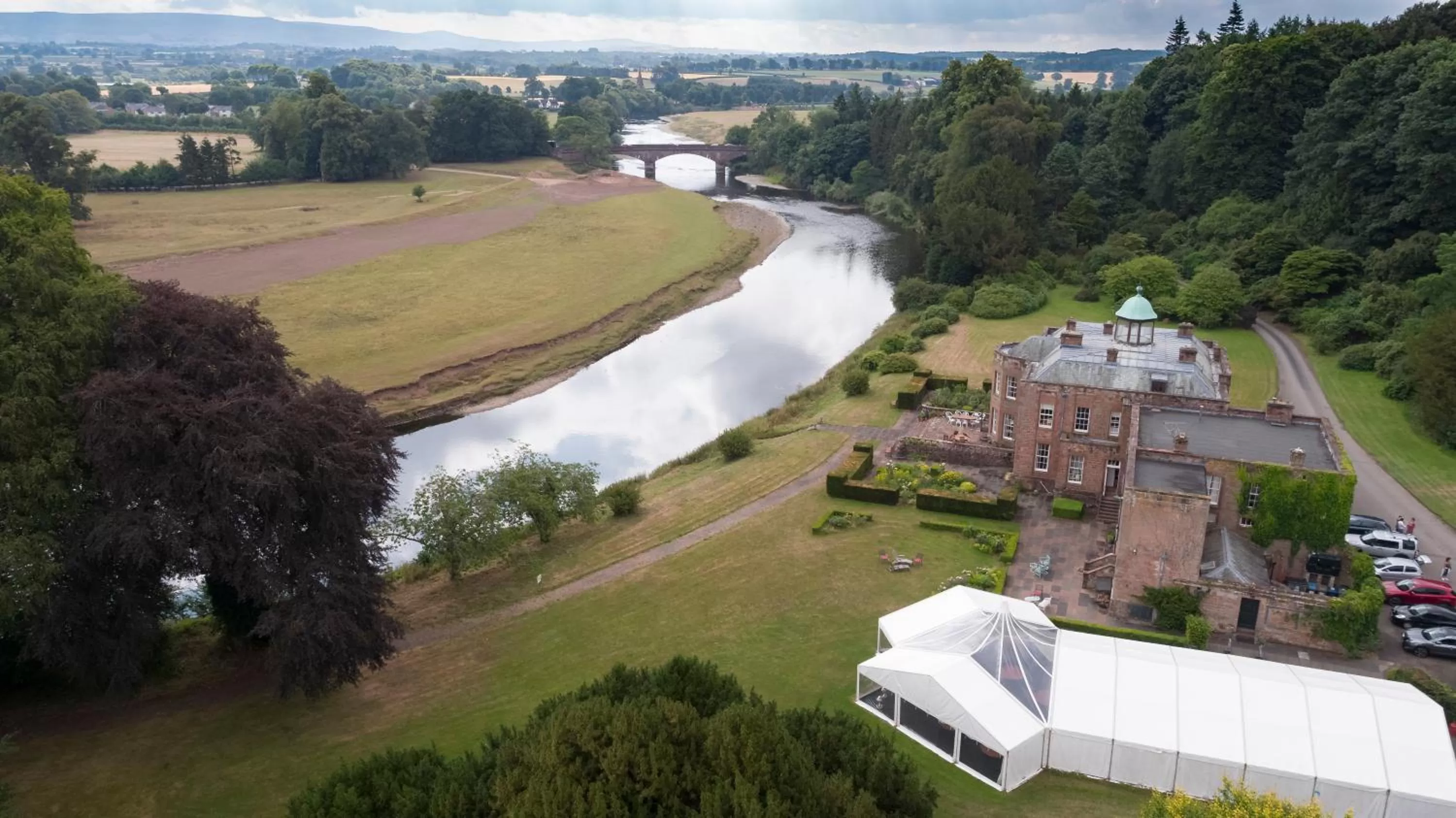 Bird's eye view in Warwick Hall