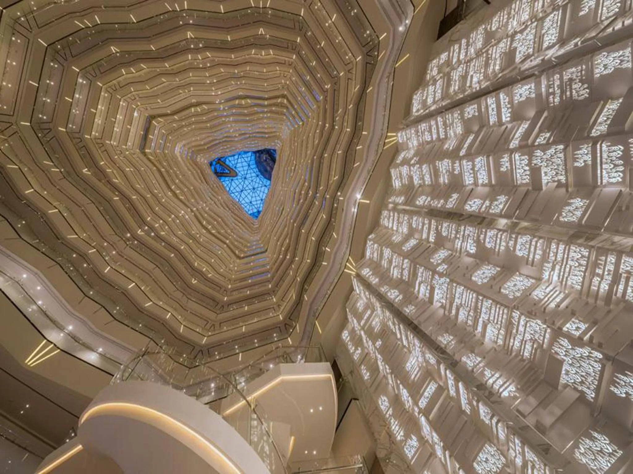 Bird's eye view in Four Seasons Hotel Guangzhou