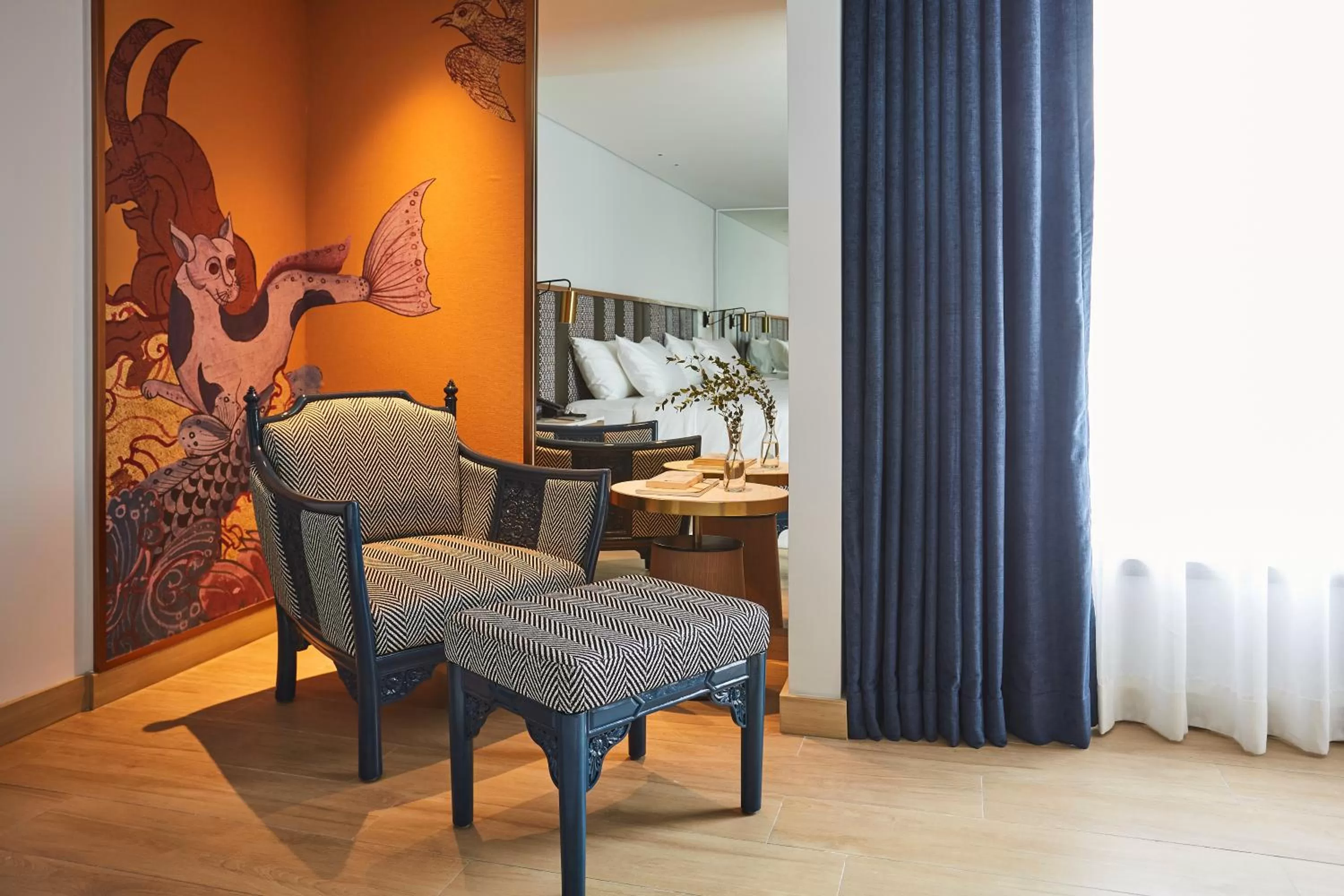 Decorative detail in Montien Hotel Surawong Bangkok