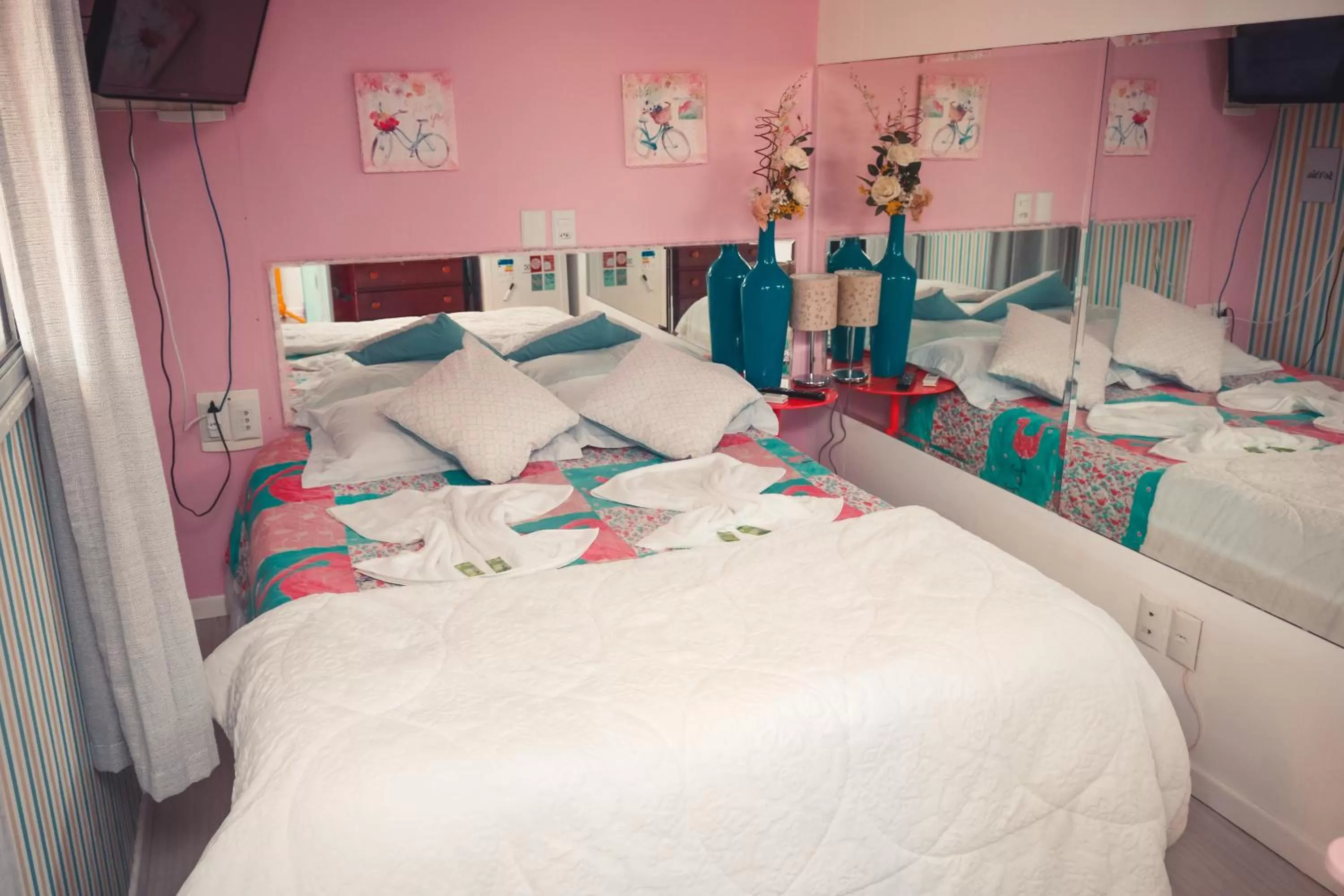 Bed in Pousada OceAnas Frente Mar Estaleiro