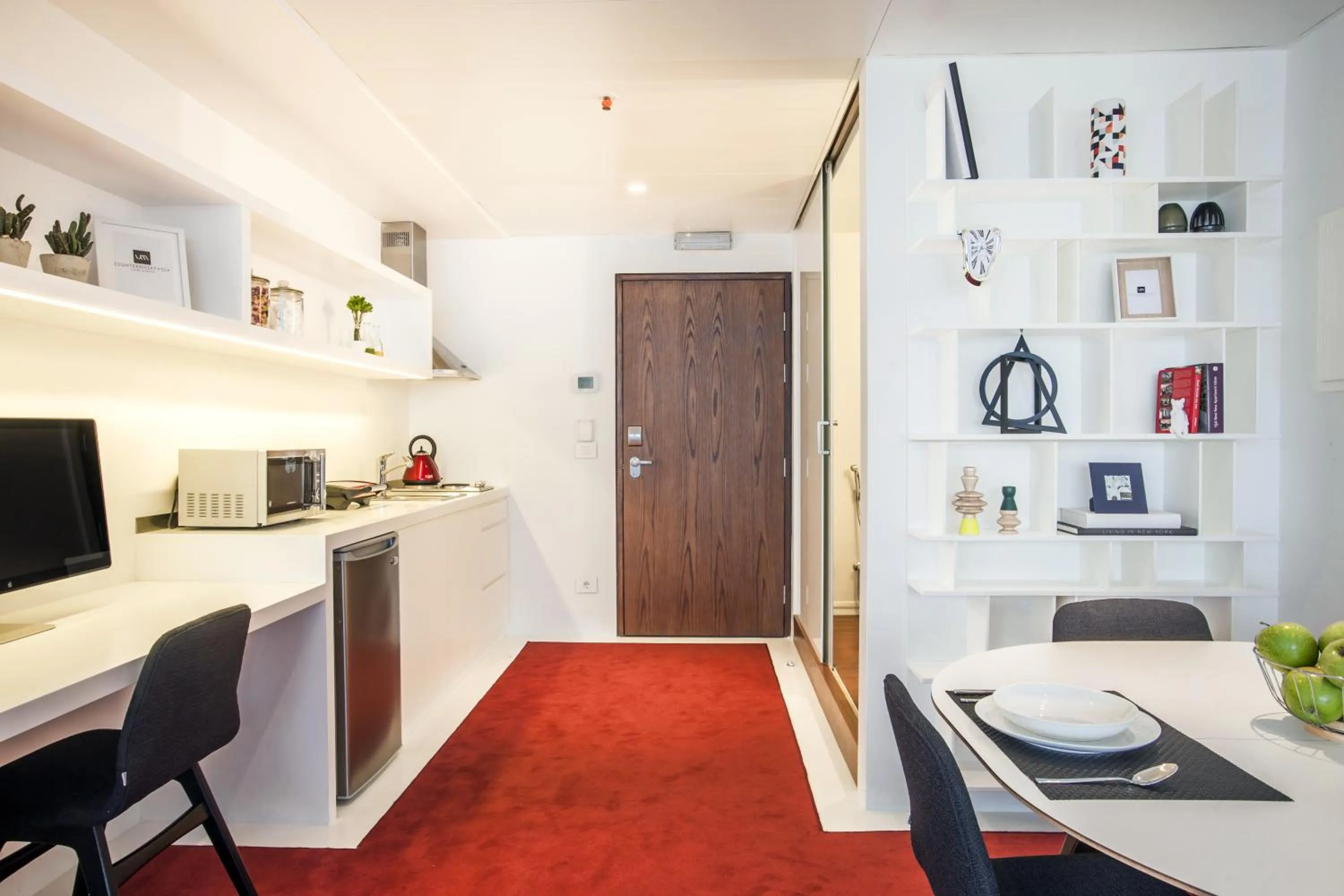 Living room in 1866 Court & Suites Hotel