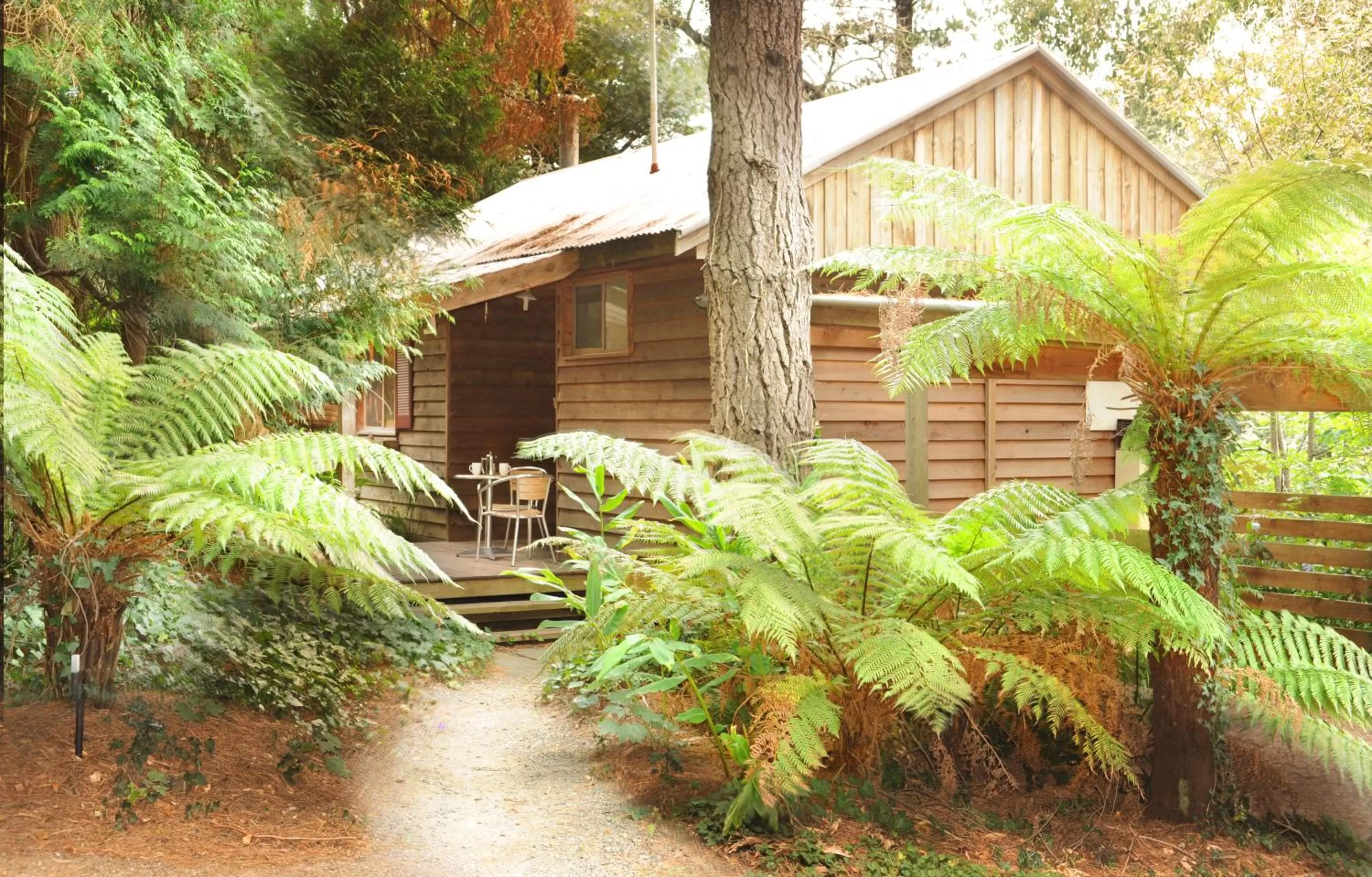 Facade/entrance in Arcadia Cottages