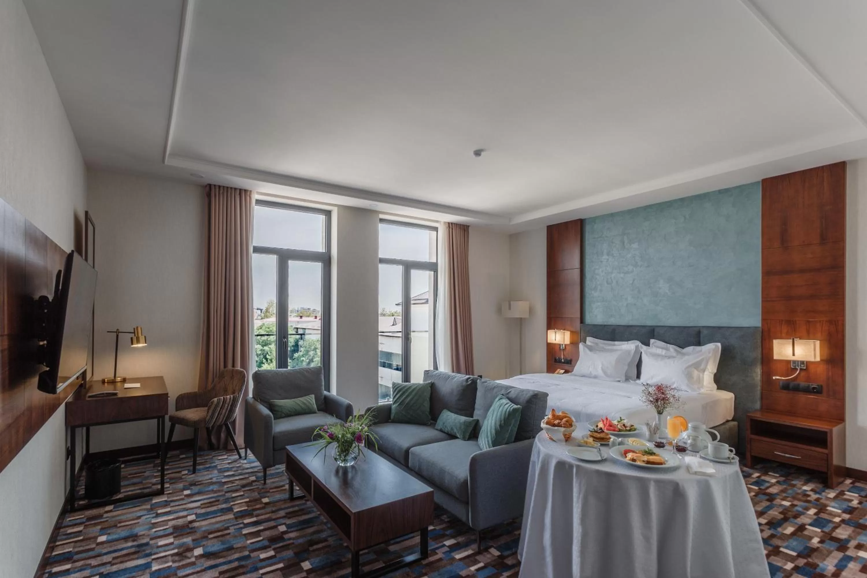 Breakfast, Bed in ATECA Hotel Suites Tashkent