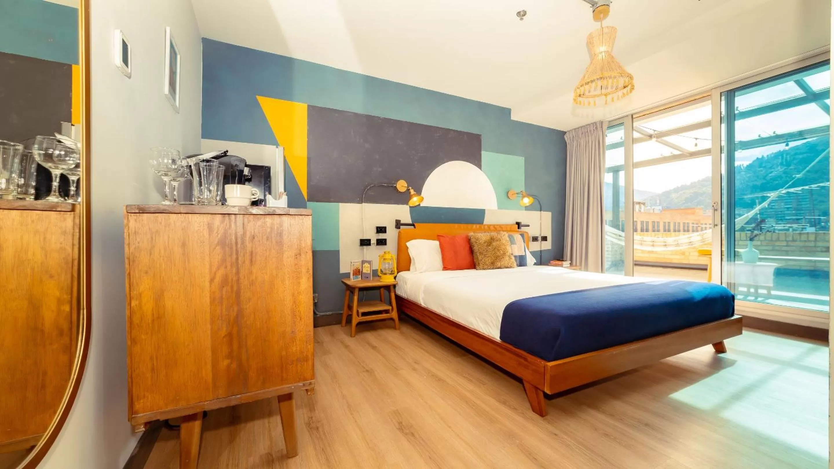 Bed in Selina Parque 93 Bogota