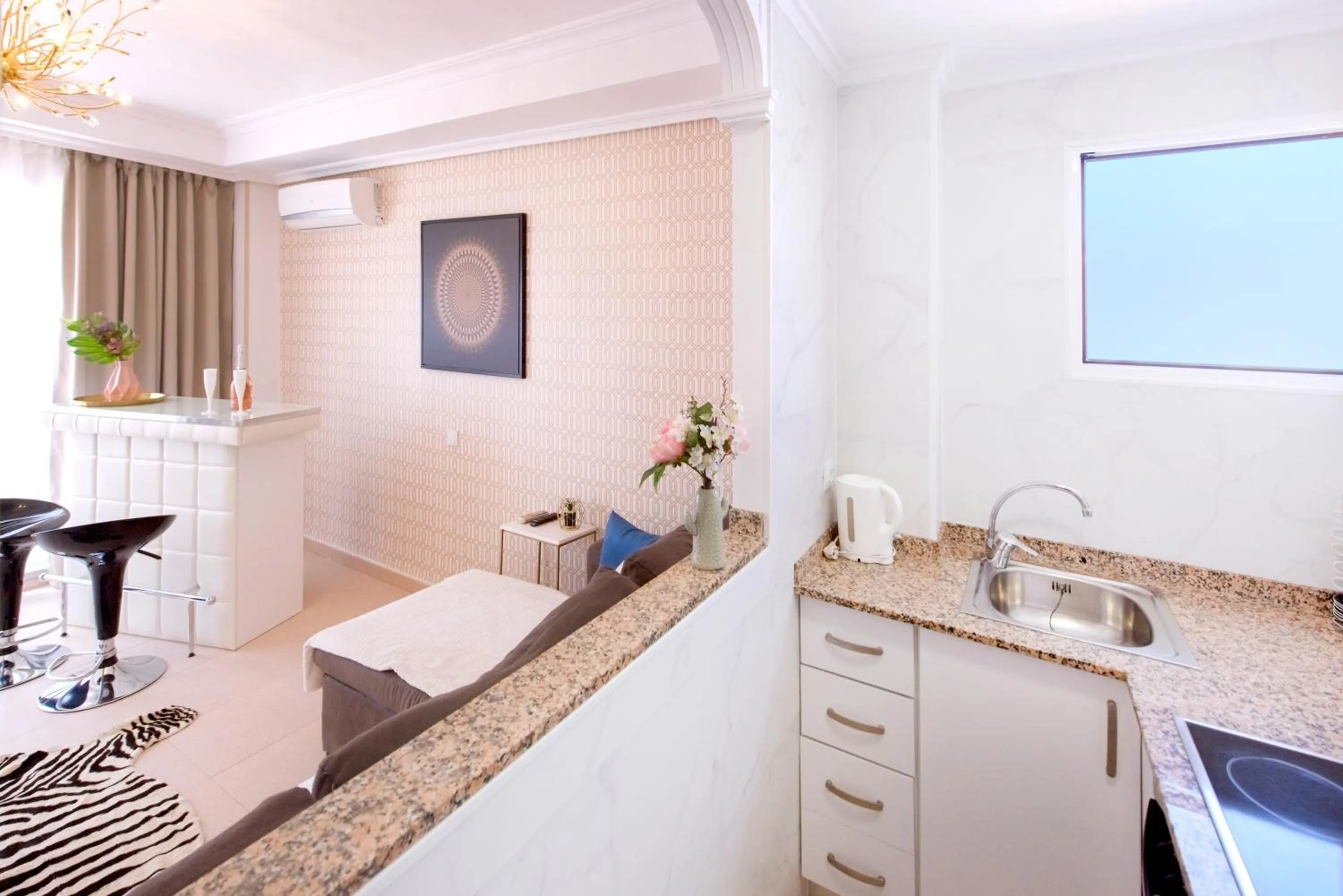 Kitchen or kitchenette, Bed in My Pretty Payma Apartamentos