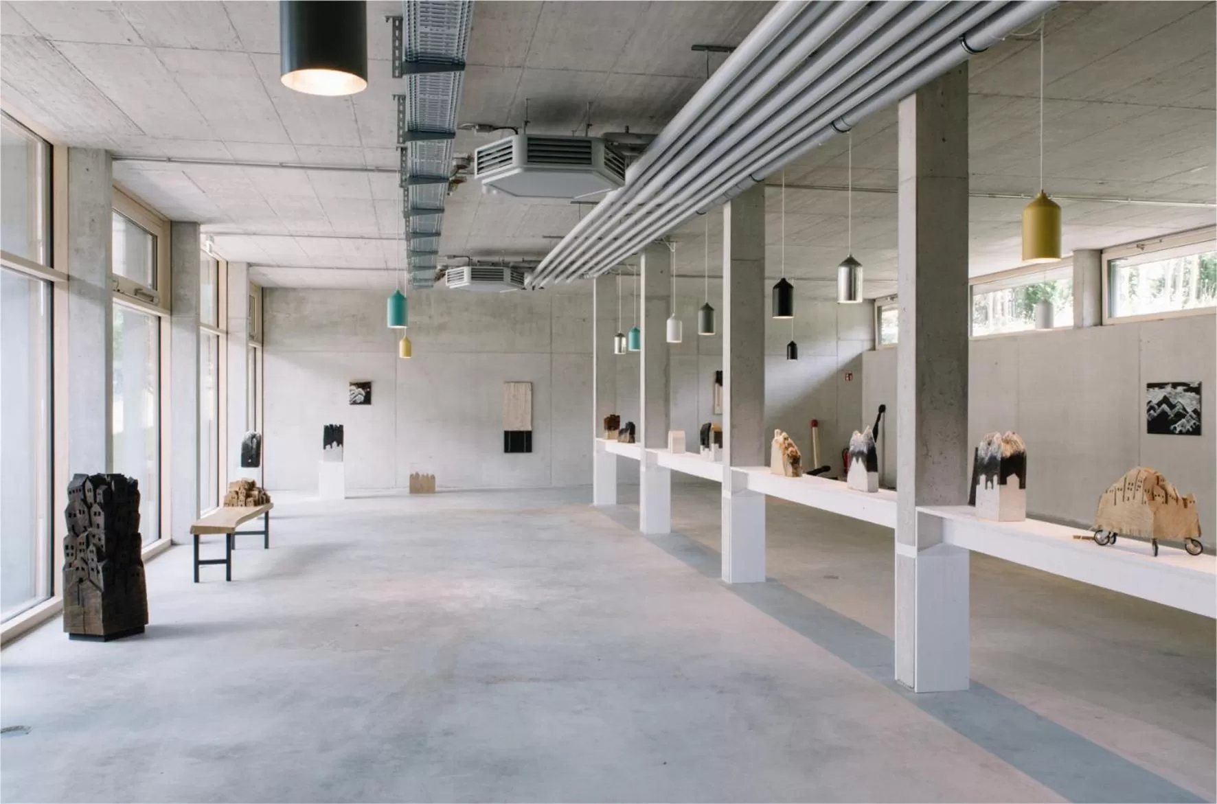 Property building in quartier - über Nacht in besonderer Architektur