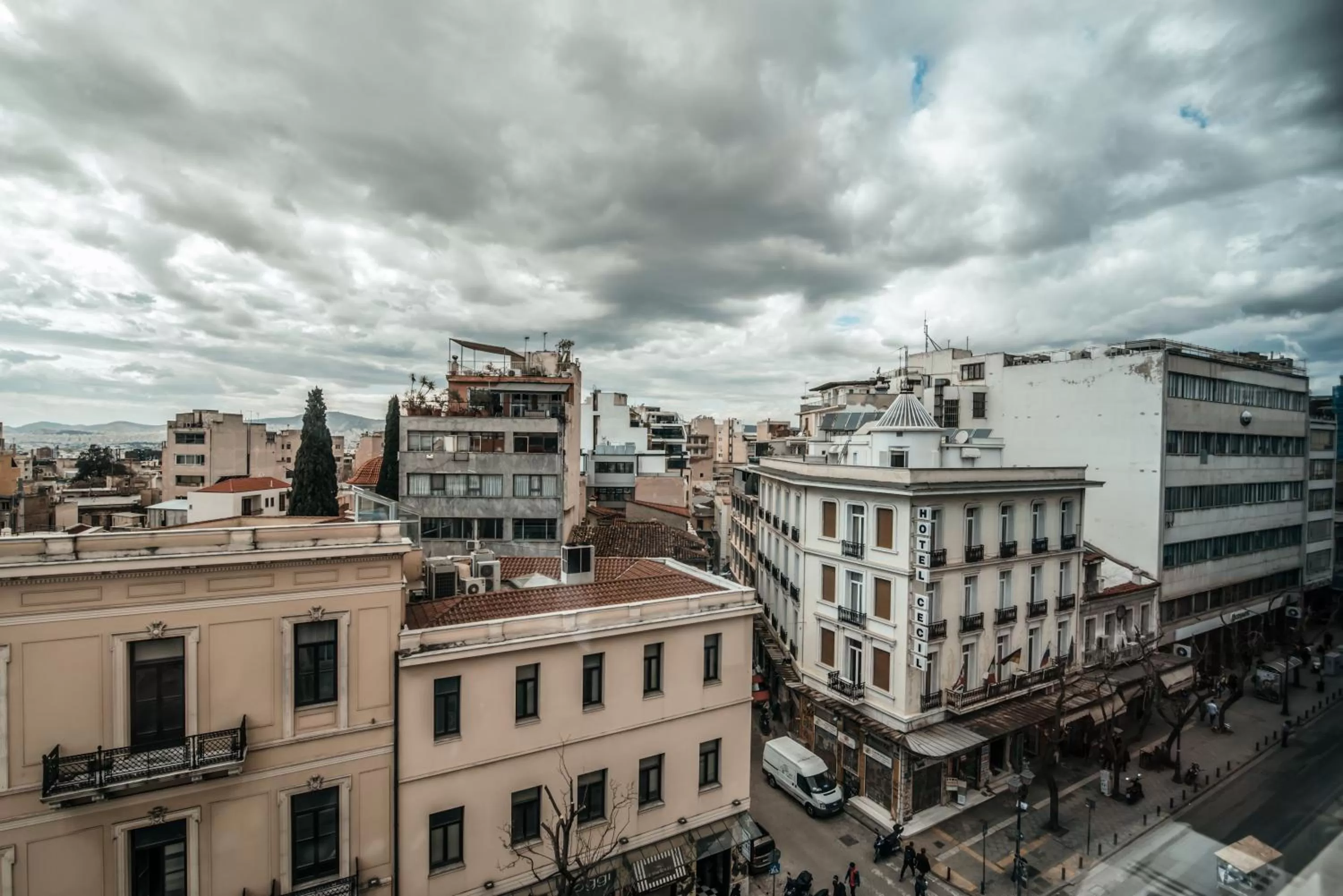 City view in AthinA STREETAPARTMENTS