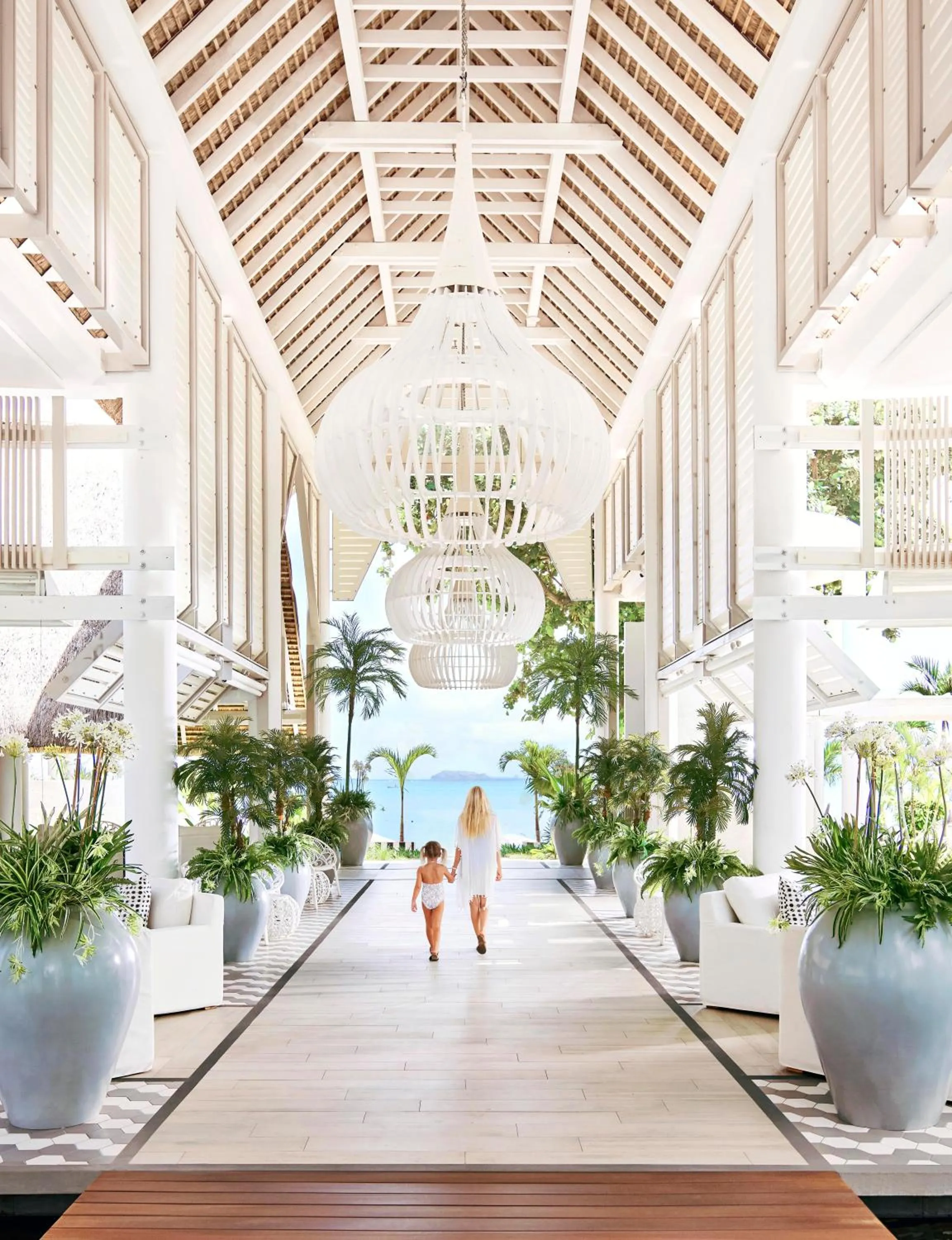 Facade/entrance in LUX* Grand Gaube Resort & Villas